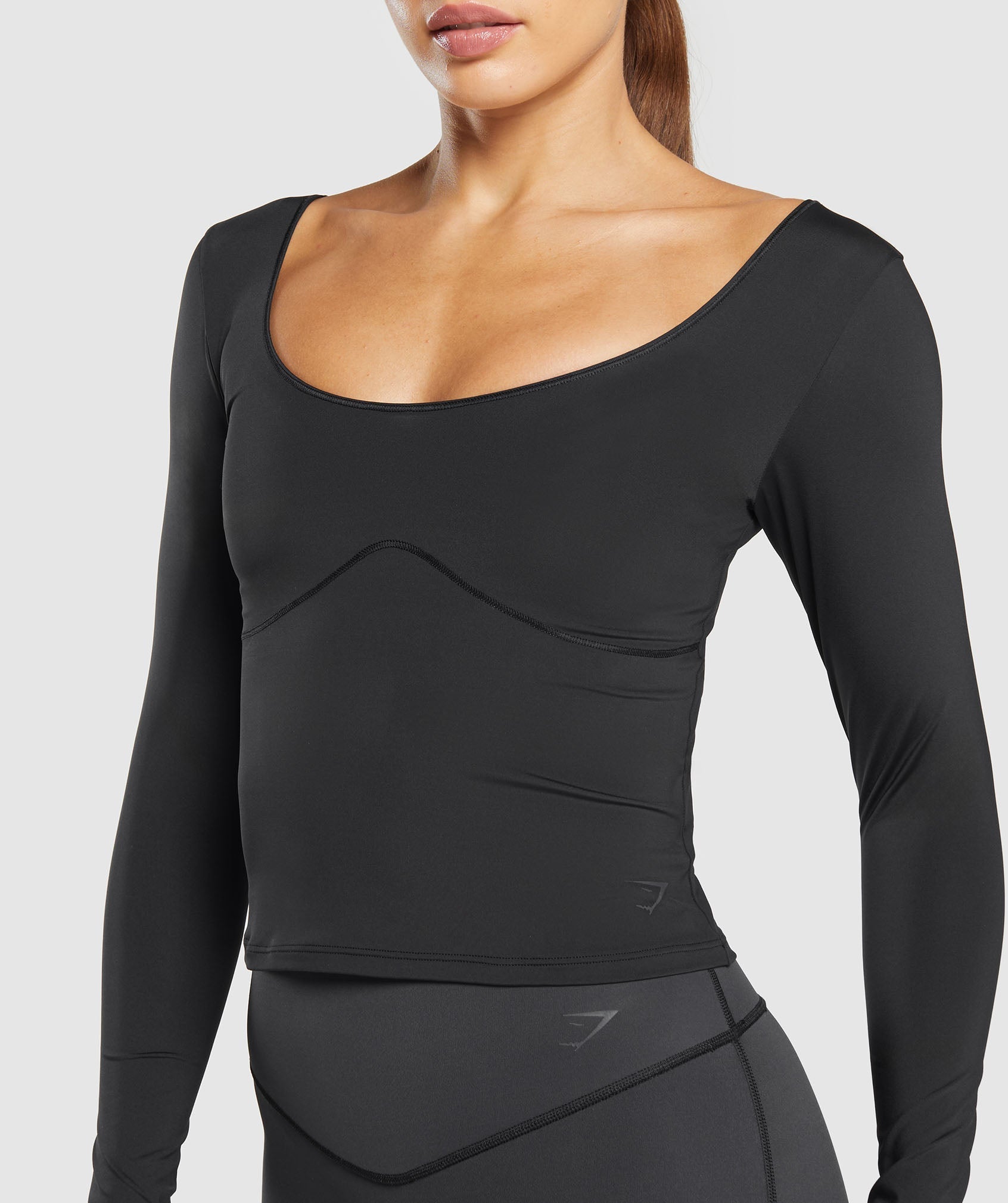 Gymshark Elevate Long Sleeve Top - Black