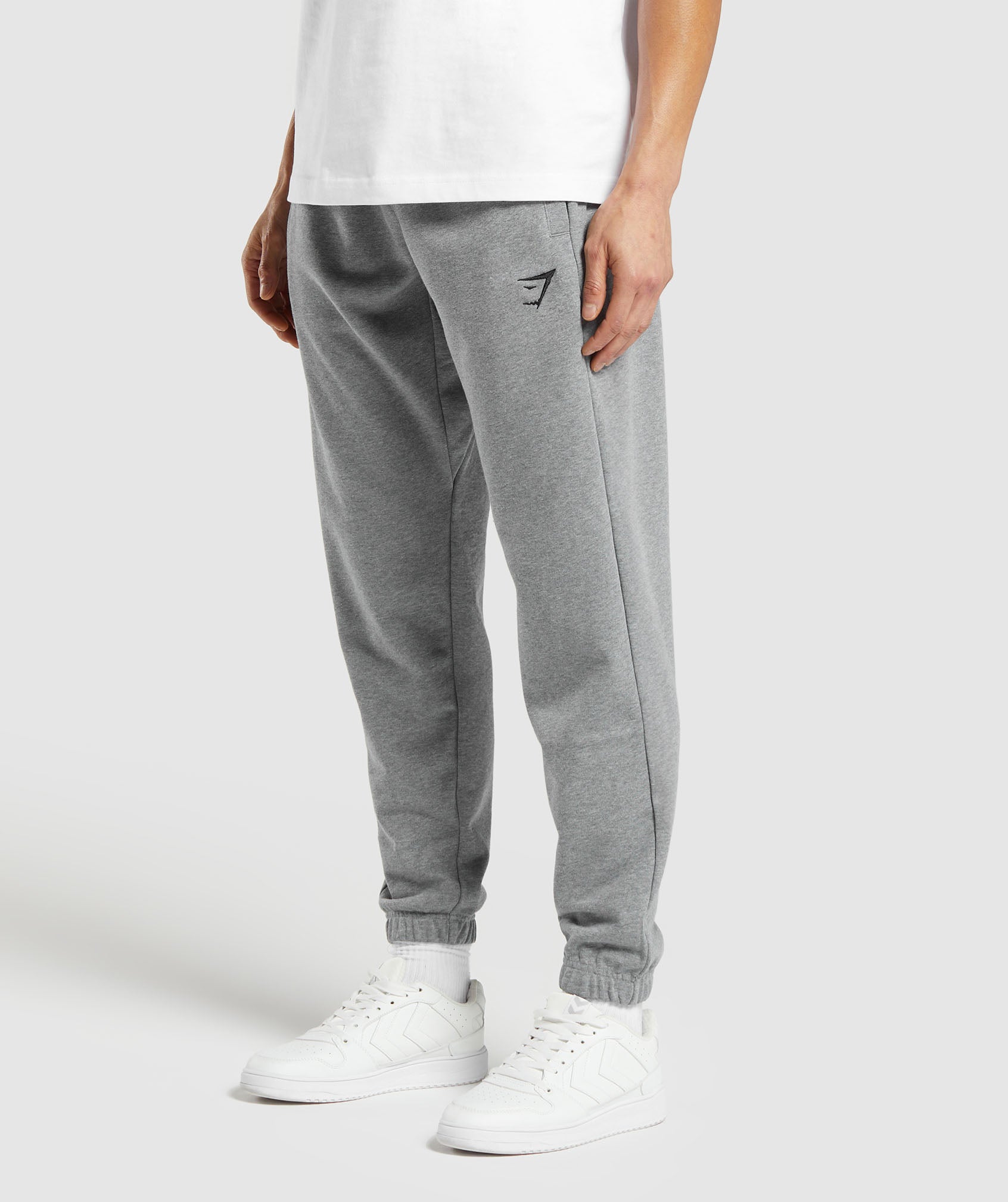 Gymshark Essential Oversized Joggers - Charcoal Grey Marl