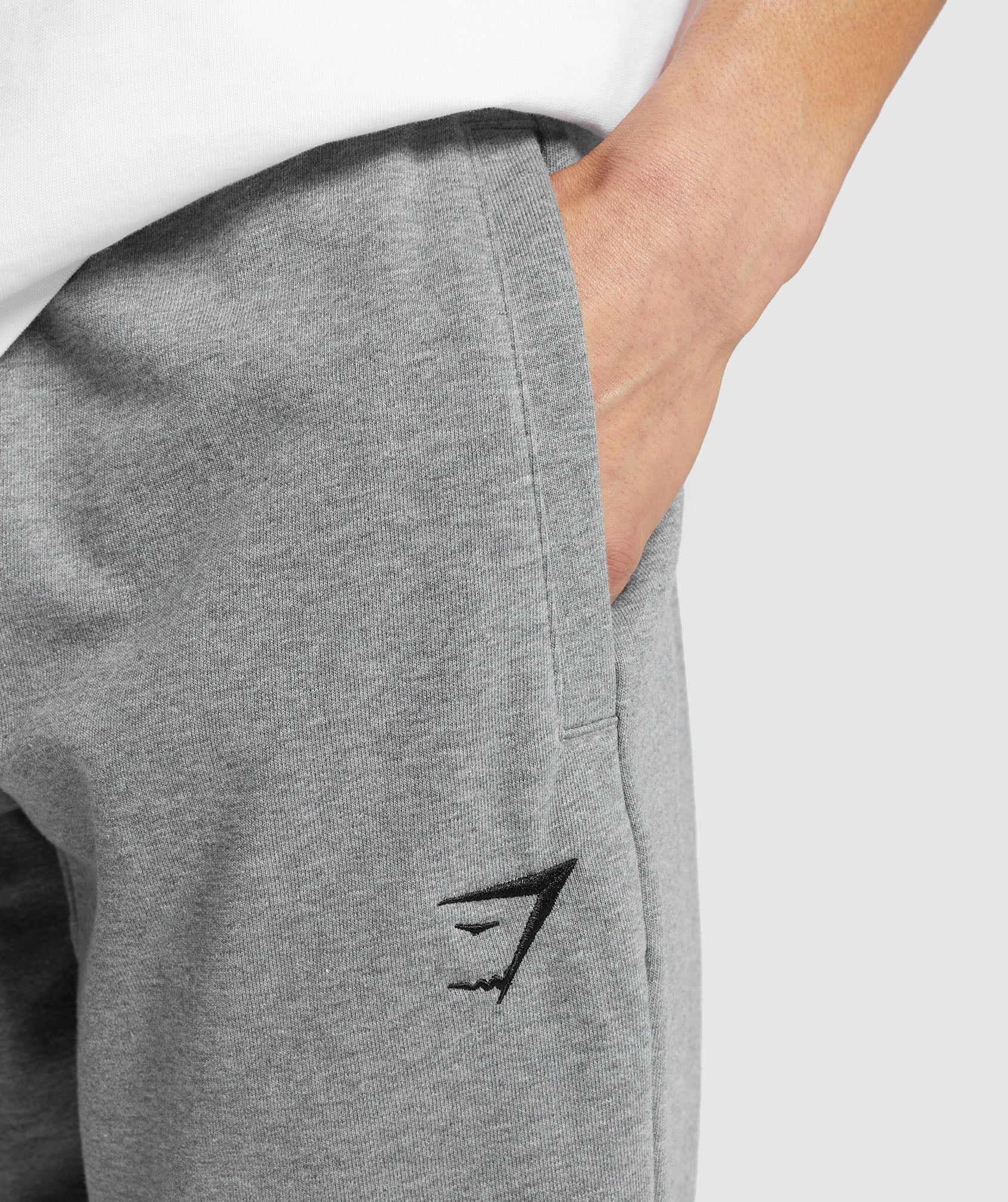 Gymshark Essential Oversized Joggers - Charcoal Grey Marl