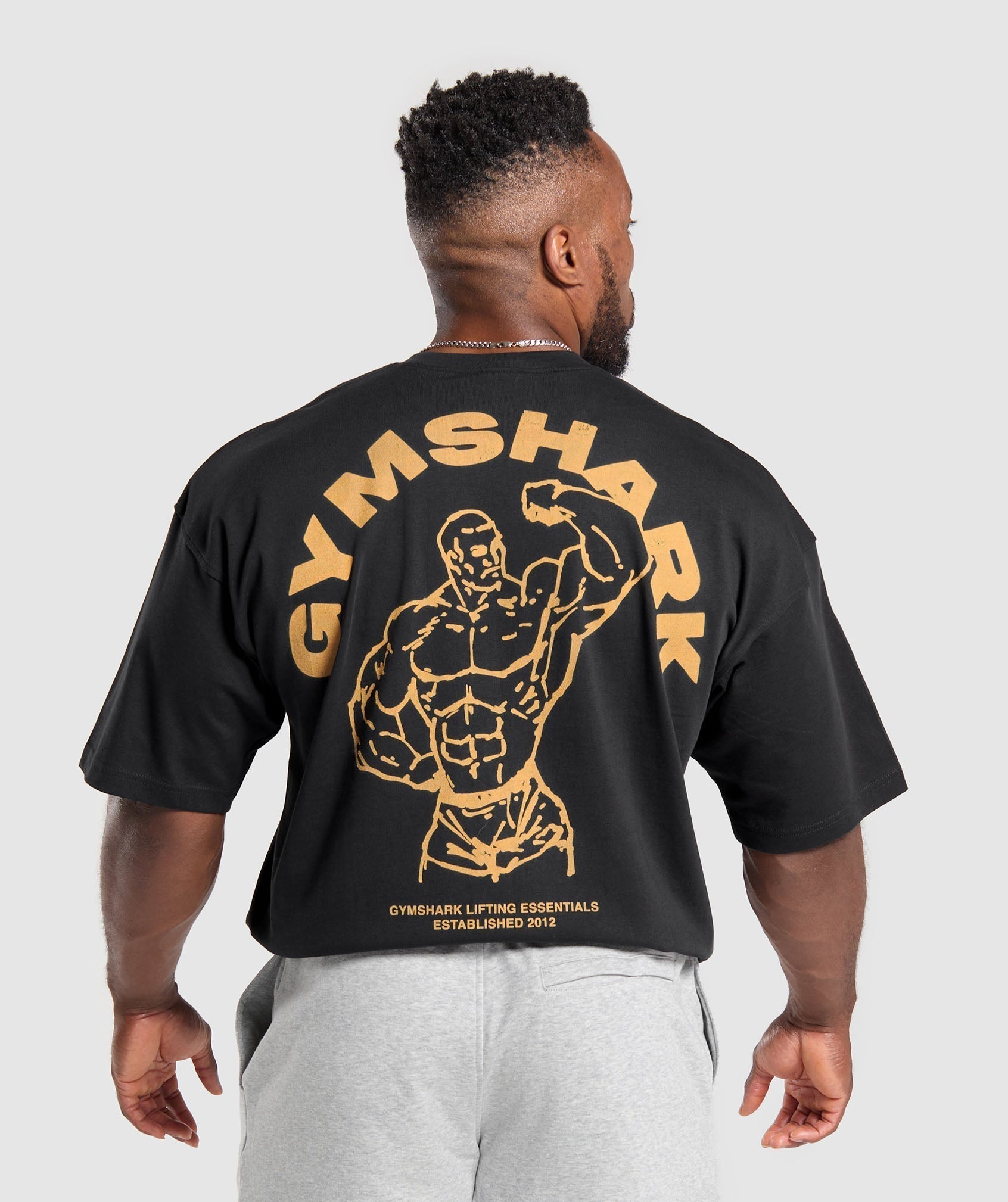 Gymshark Bodybuilding Graphic T-Shirt - Black
