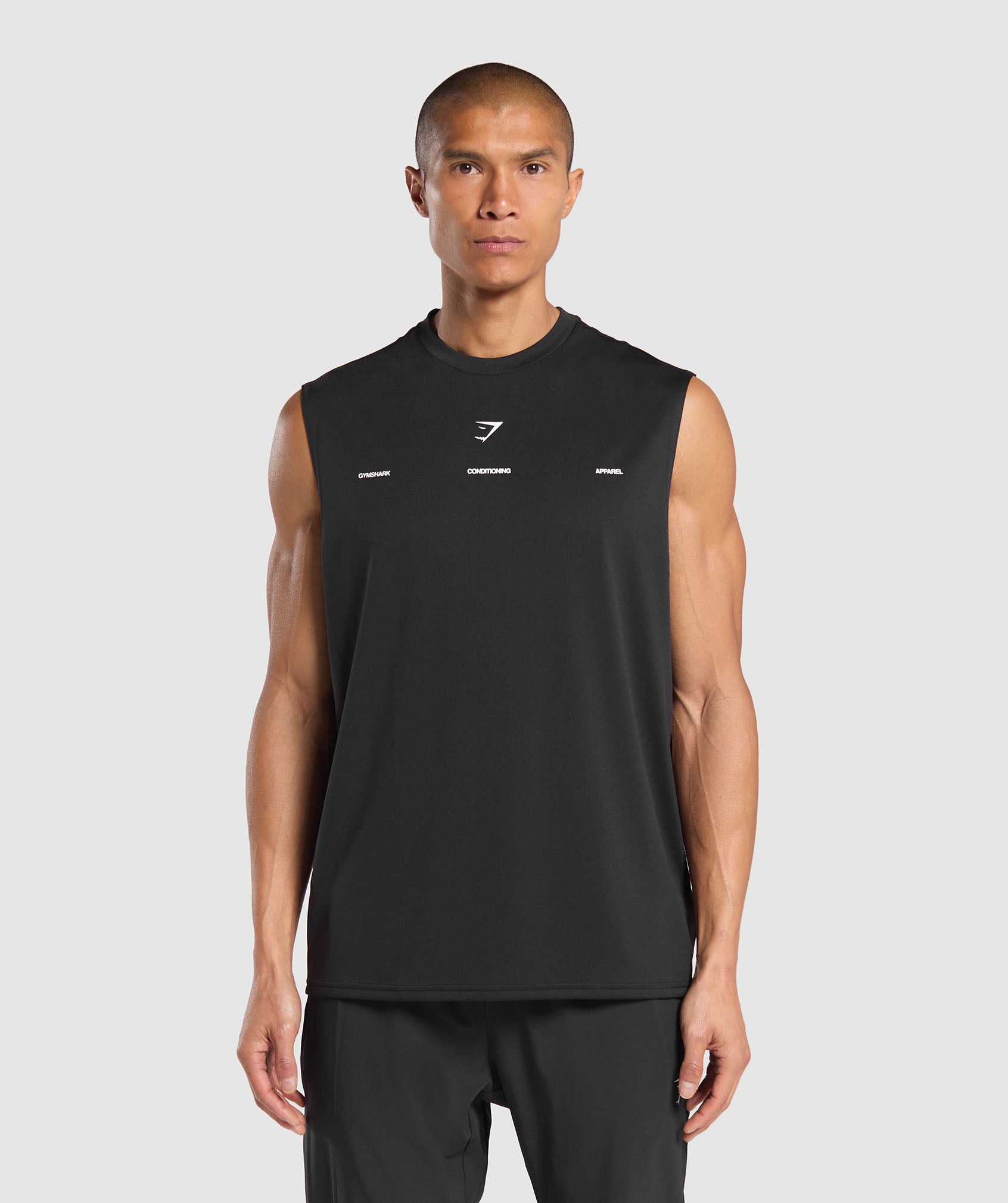 Gymshark Conditioning Apparel Cut Off Tank - Black