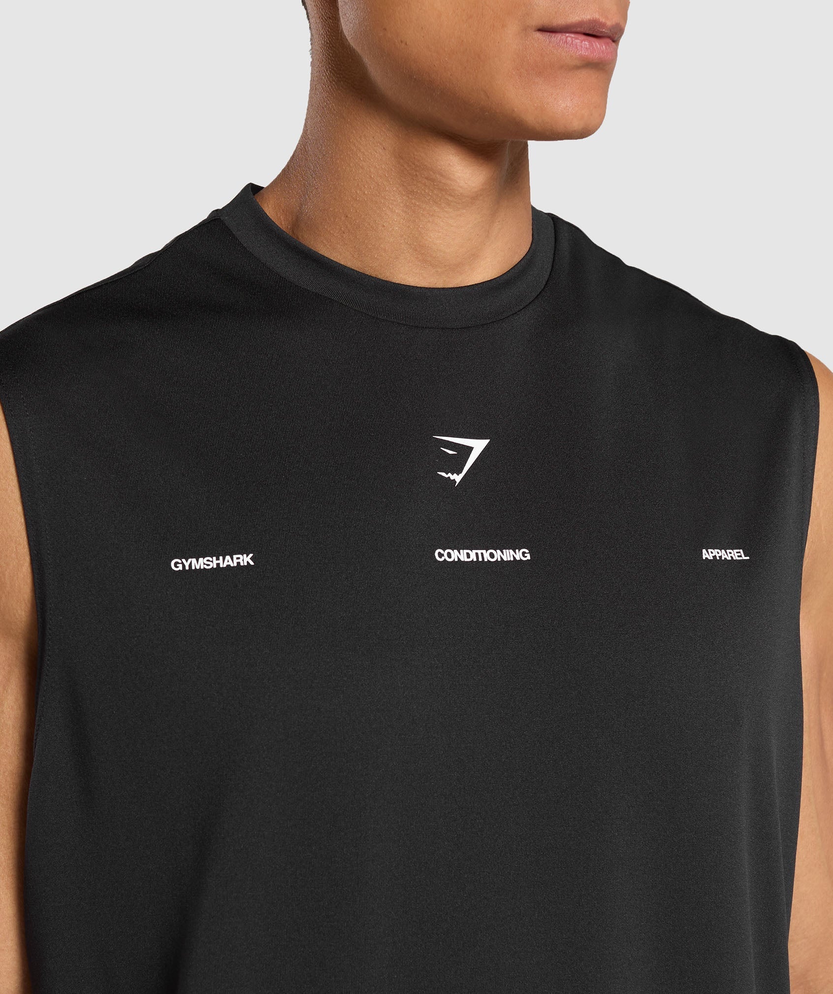 Gymshark Conditioning Apparel Cut Off Tank - Black