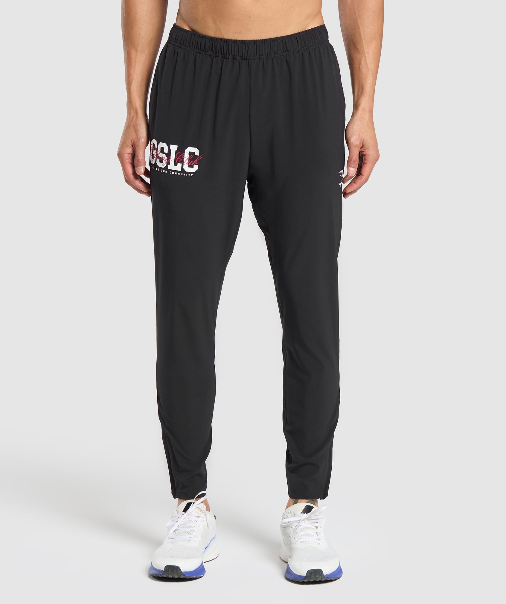 Script Woven Joggers - Black