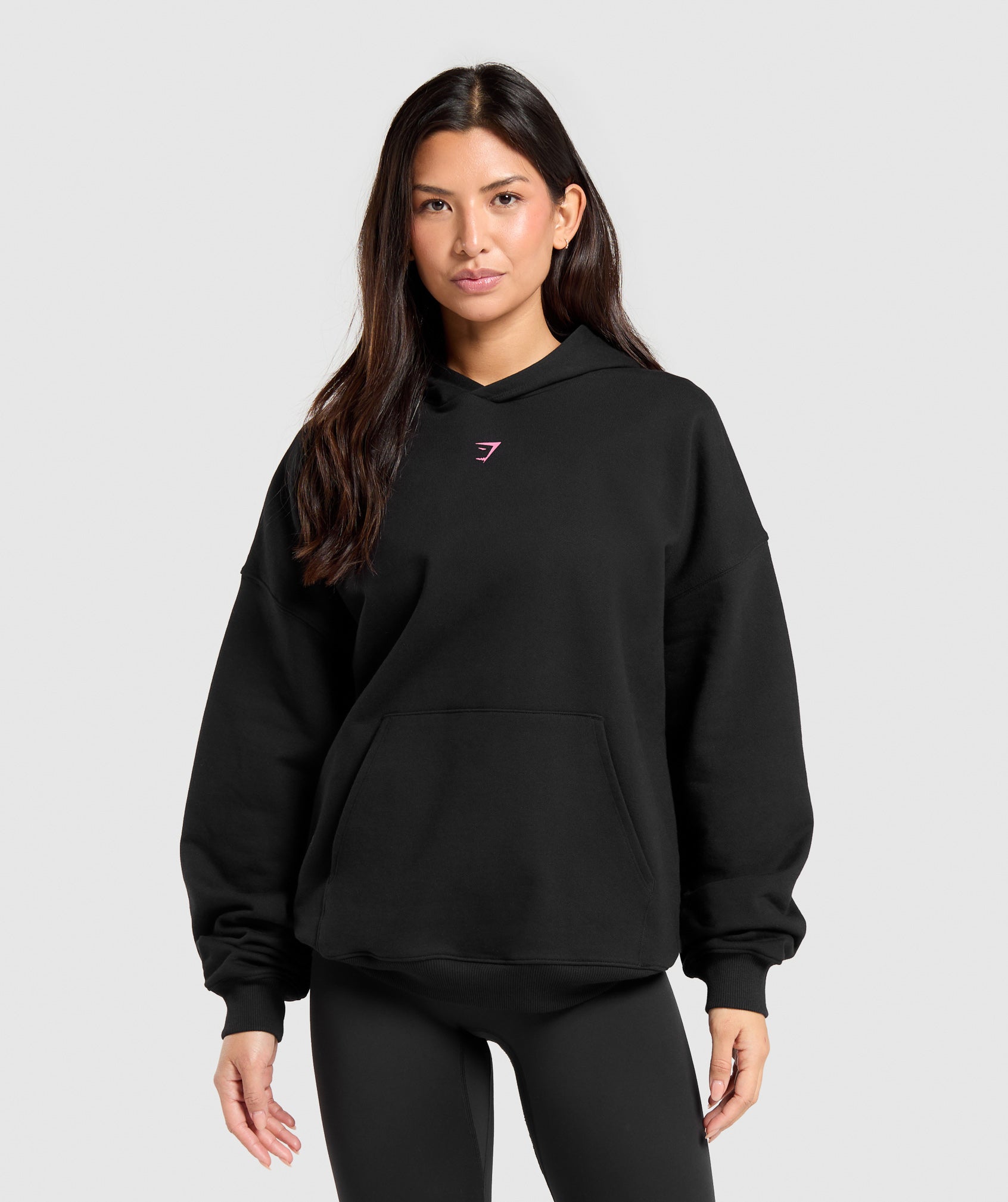 Gymshark Glow Oversized Hoodie - Black