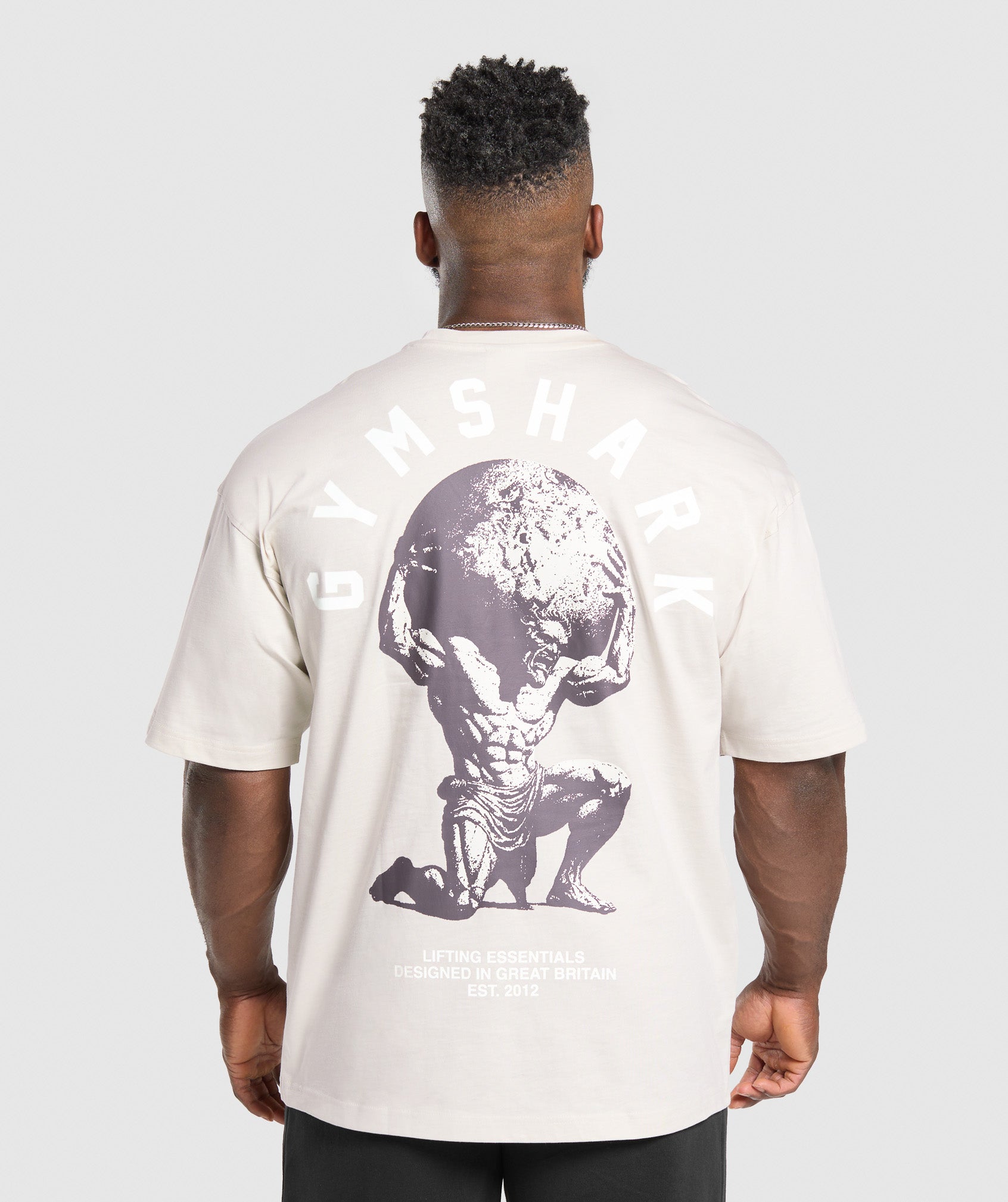 Gymshark Atlas T-Shirt - Oat White