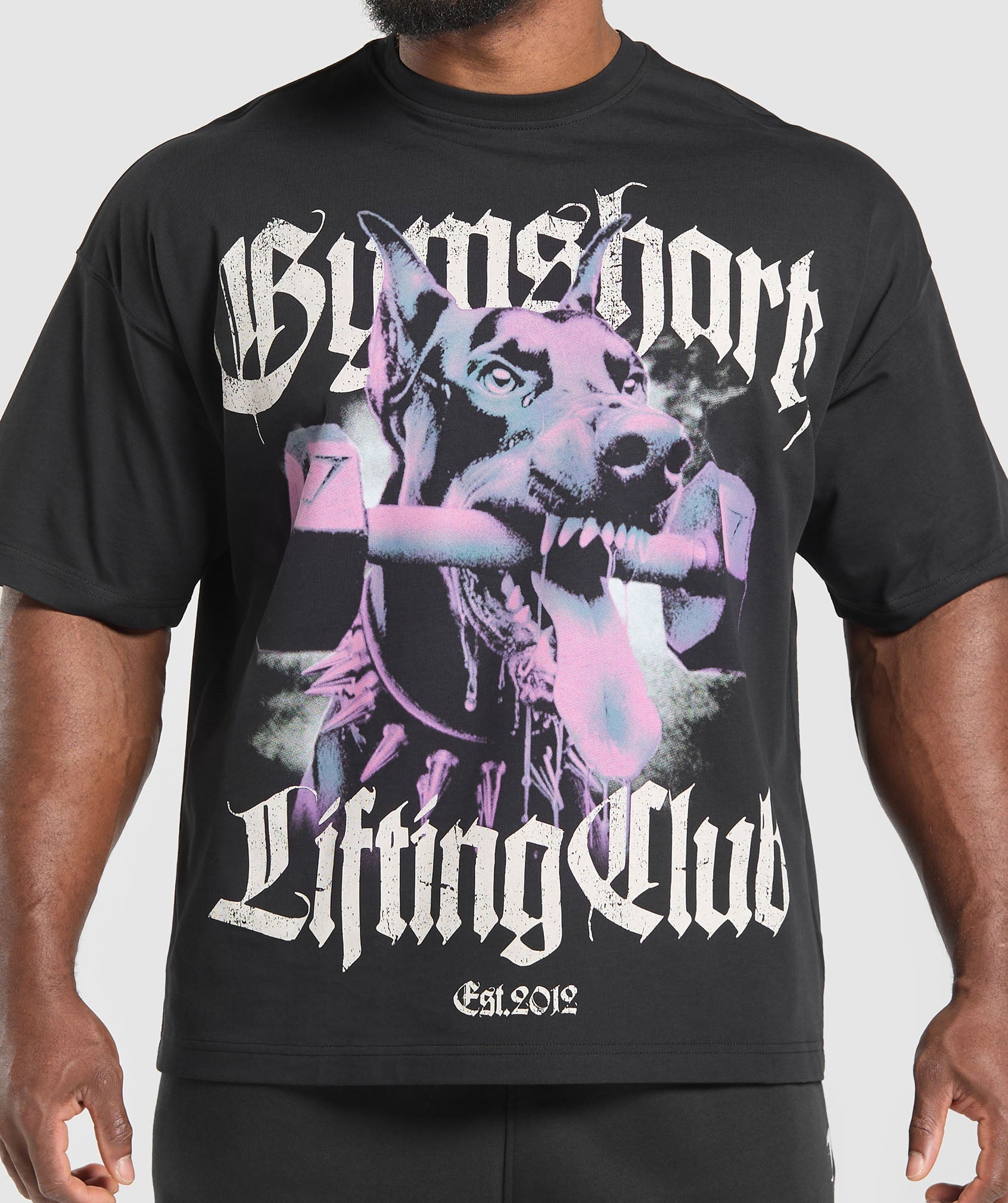 Gymshark Doberman Graphic T-Shirt - Black