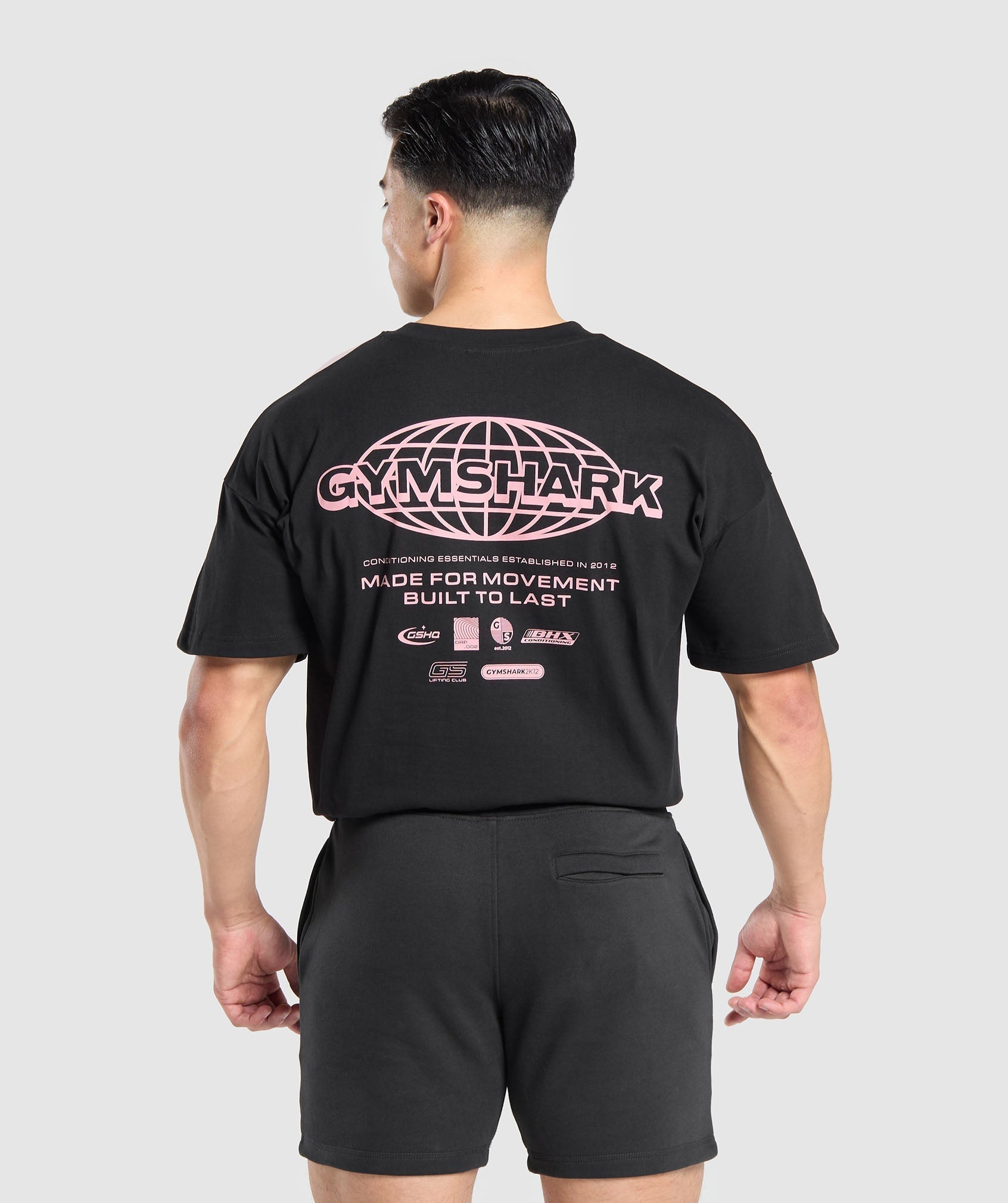 Gymshark Worldwide T-Shirt - Black