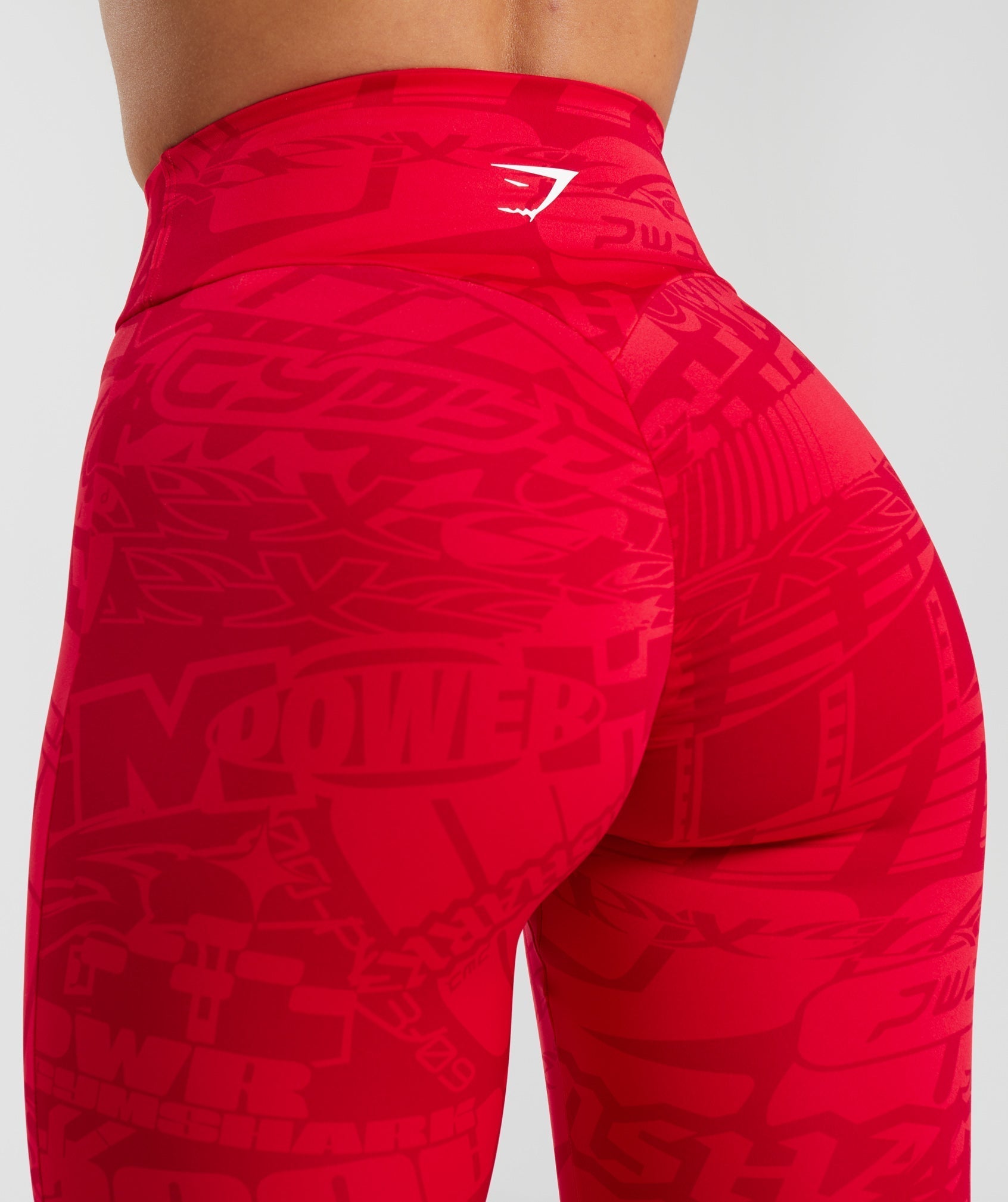 Power Regular Leggings - Zesty Red