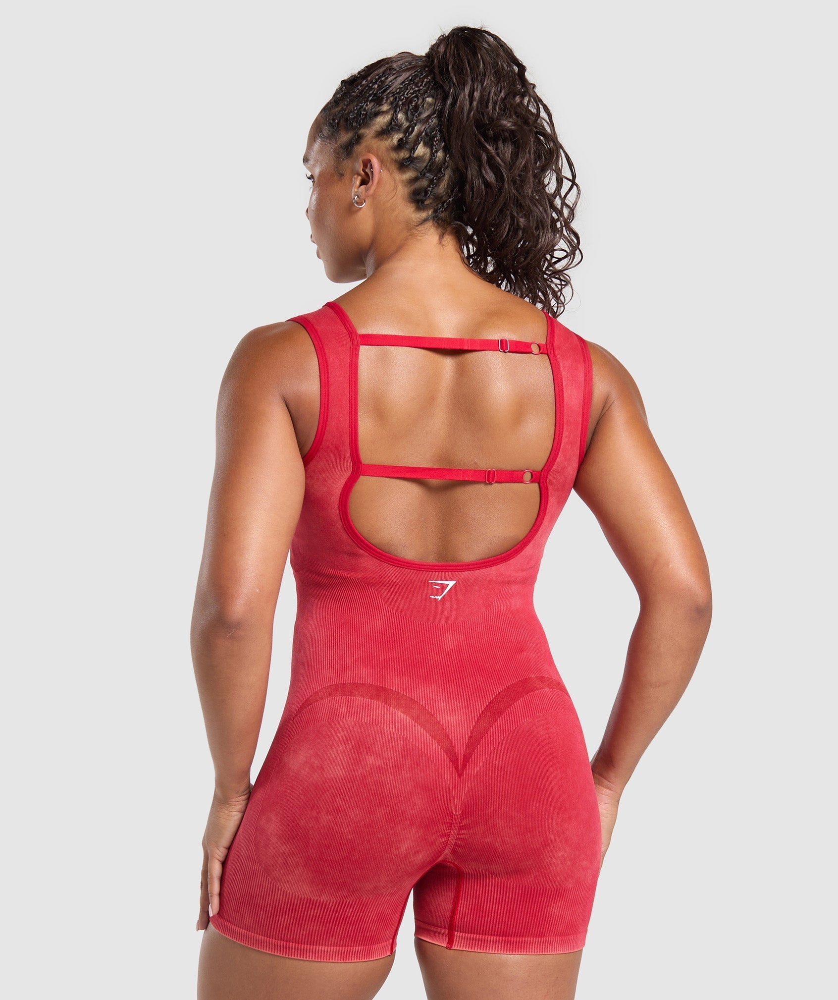 Gymshark Gains Seamless All-In-One - Carmine Red