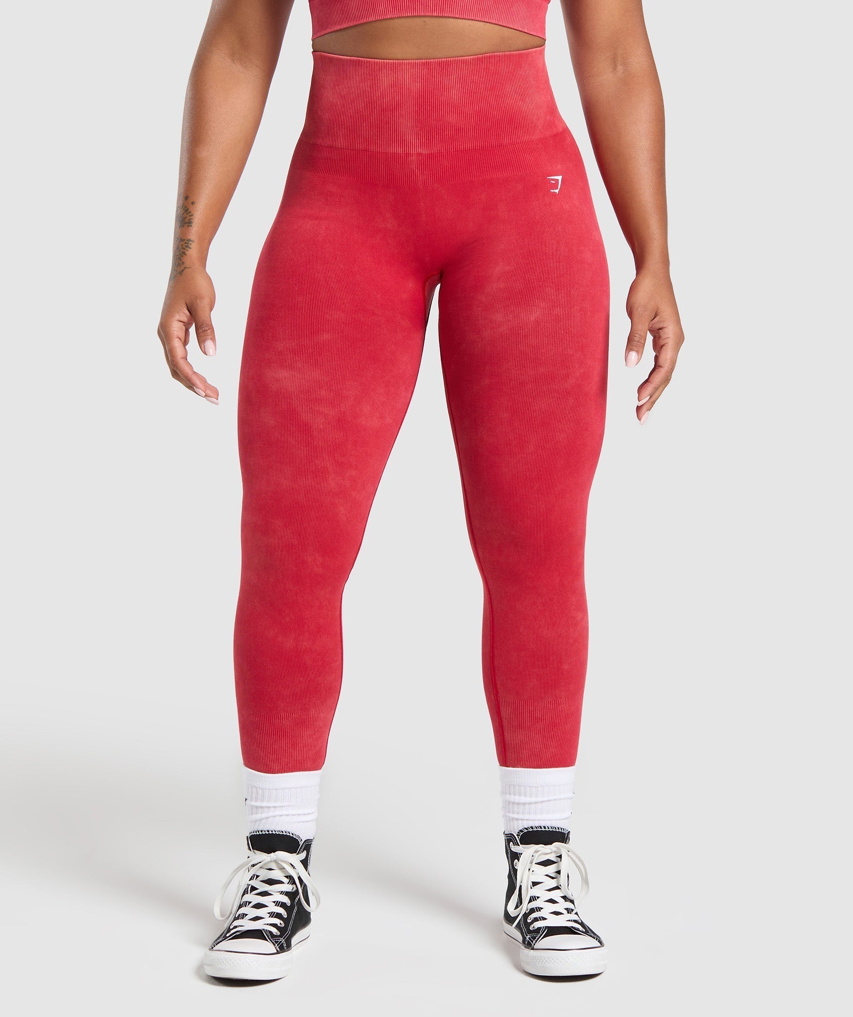 Gains Seamless Leggings - Carmine Red