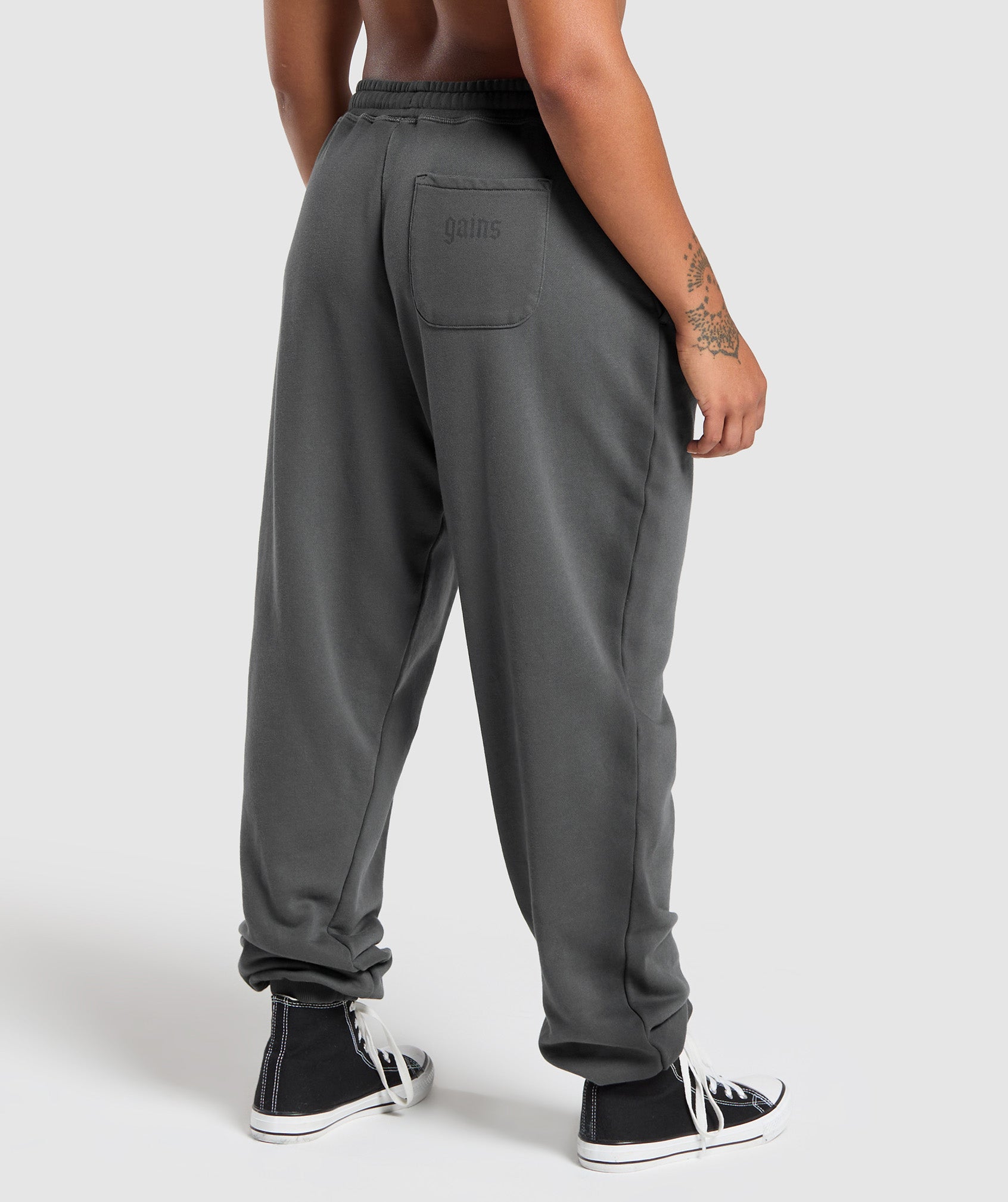 Gains Washed Loopback Joggers - Grey