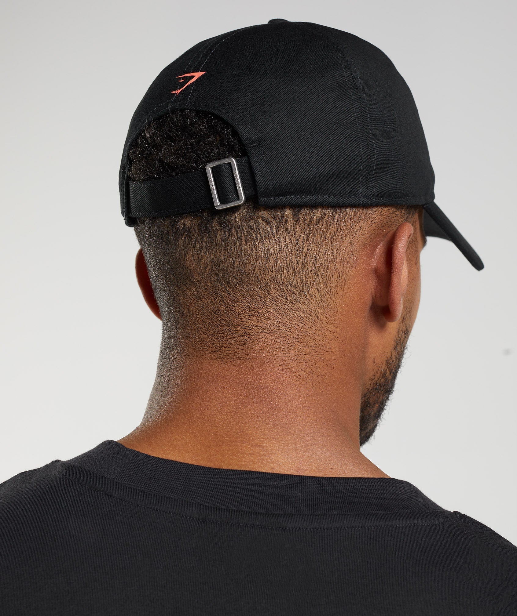 Gymshark Overlap Baseball Cap - Black/Solstice Orange