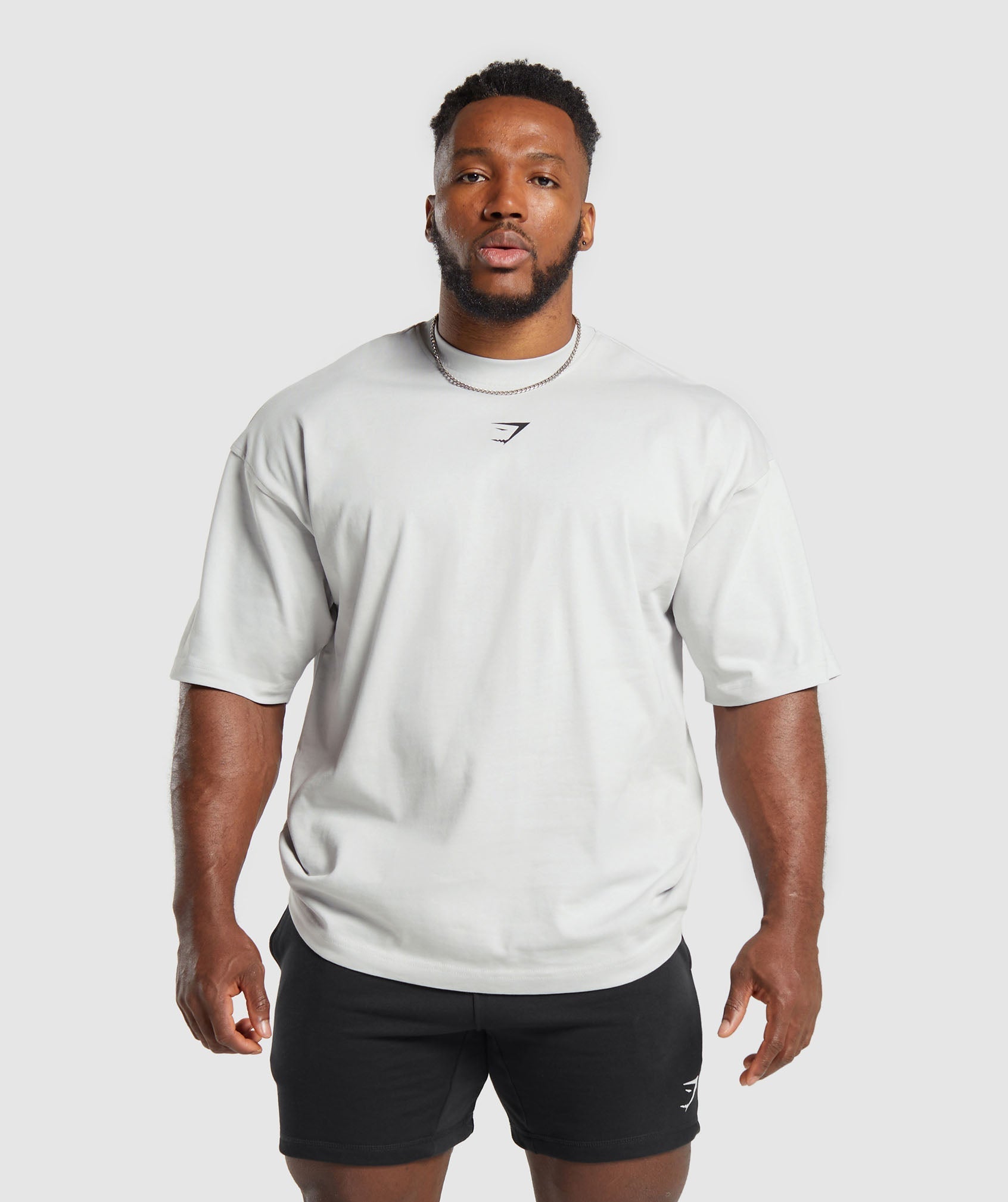 Gymshark Heavy Weight Graphic T-Shirt - Metal Grey