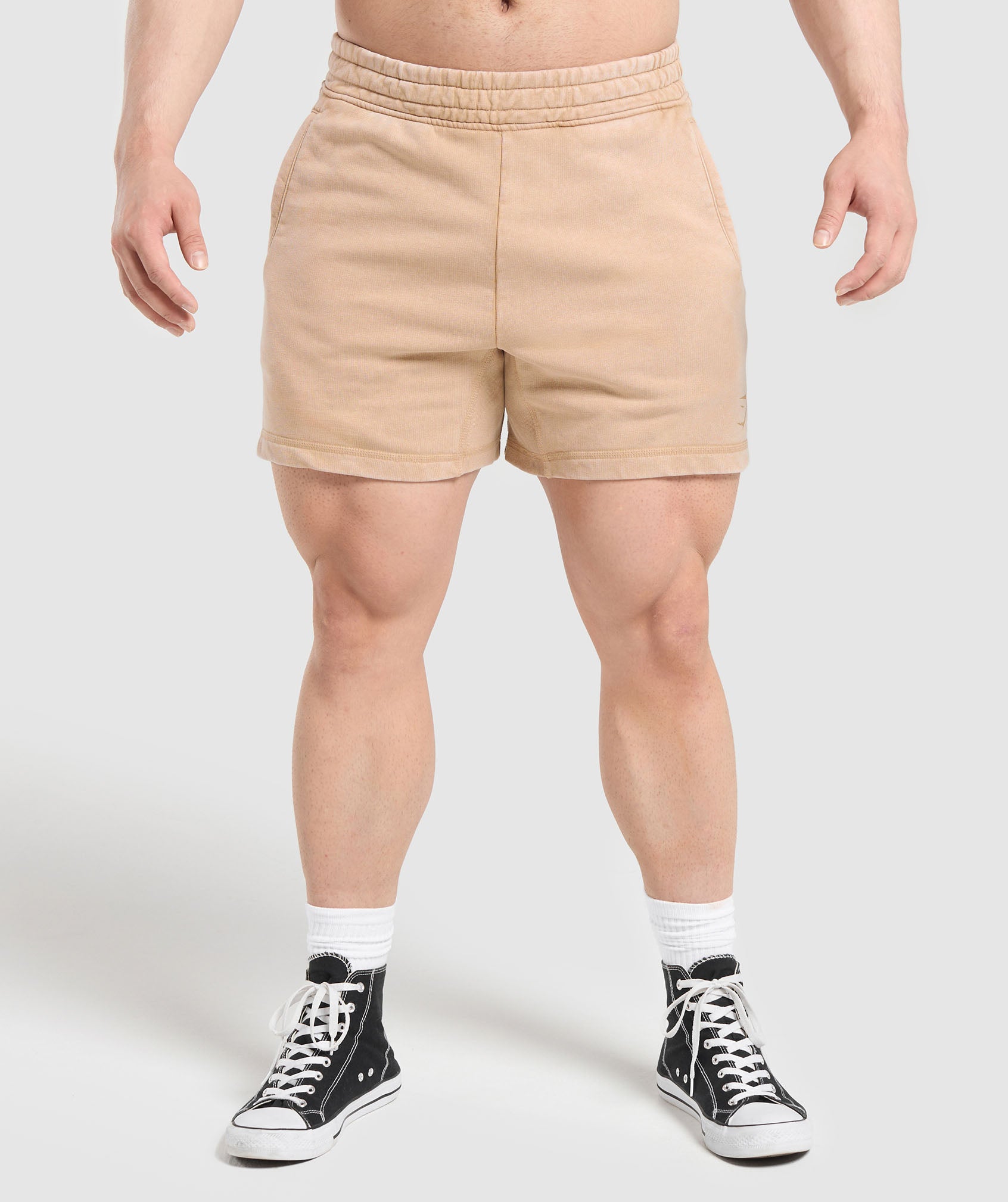 Power 5" Shorts - Deep Fawn Brown