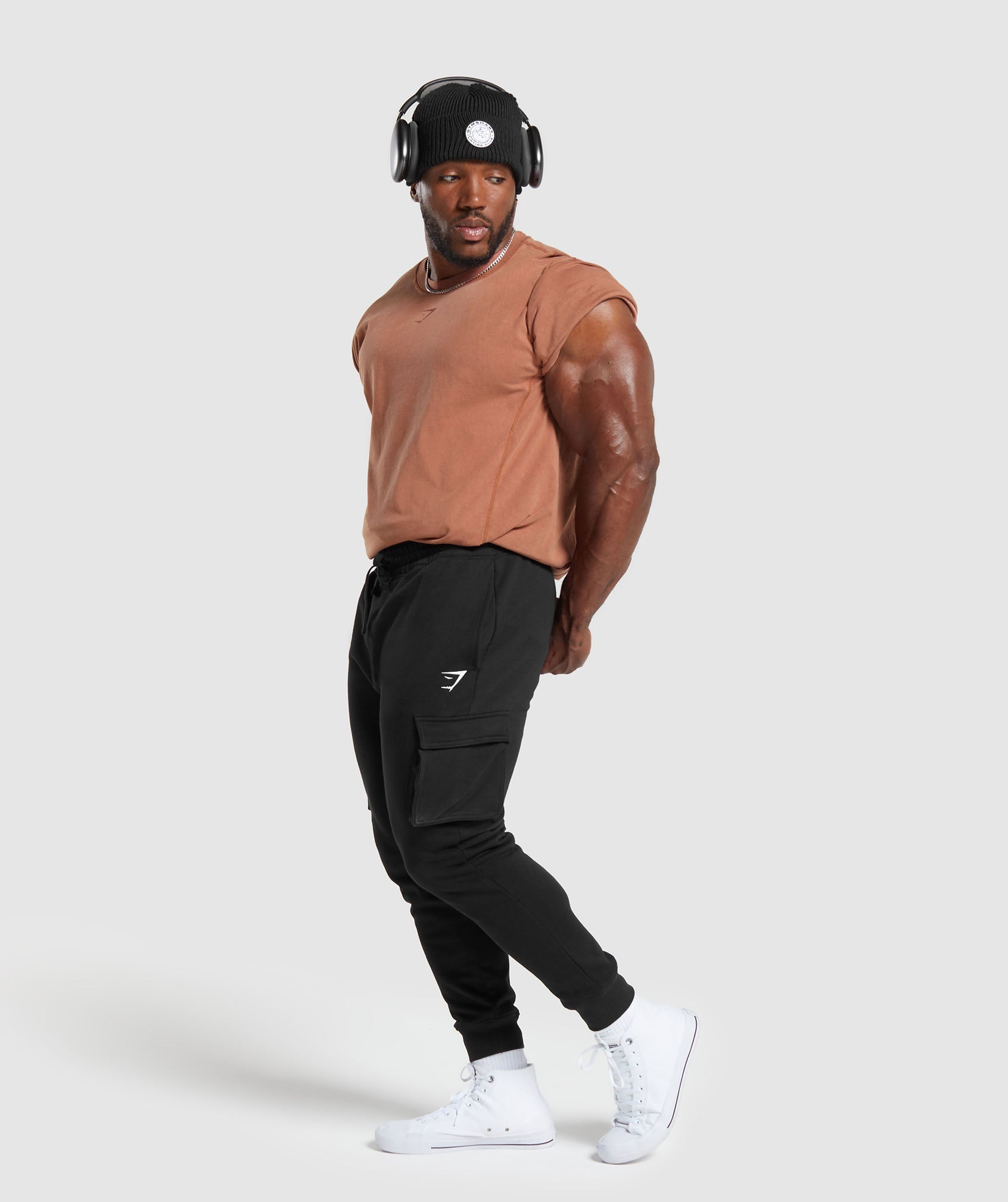 Gymshark Heritage Washed T-Shirt - Canyon Brown