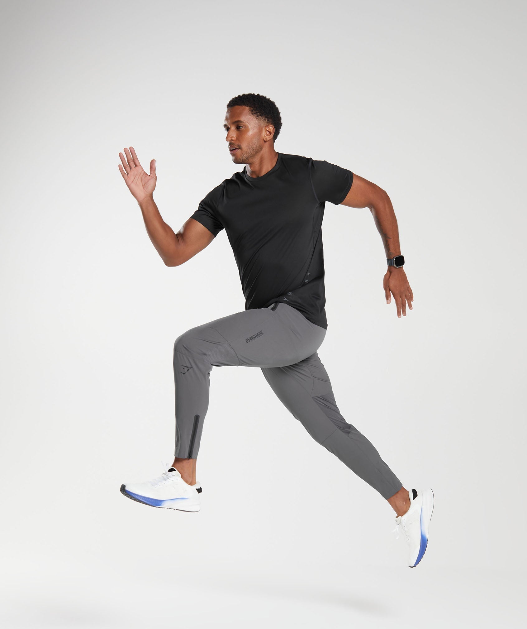 Gymshark Hybrid Woven Joggers - Silhouette Grey