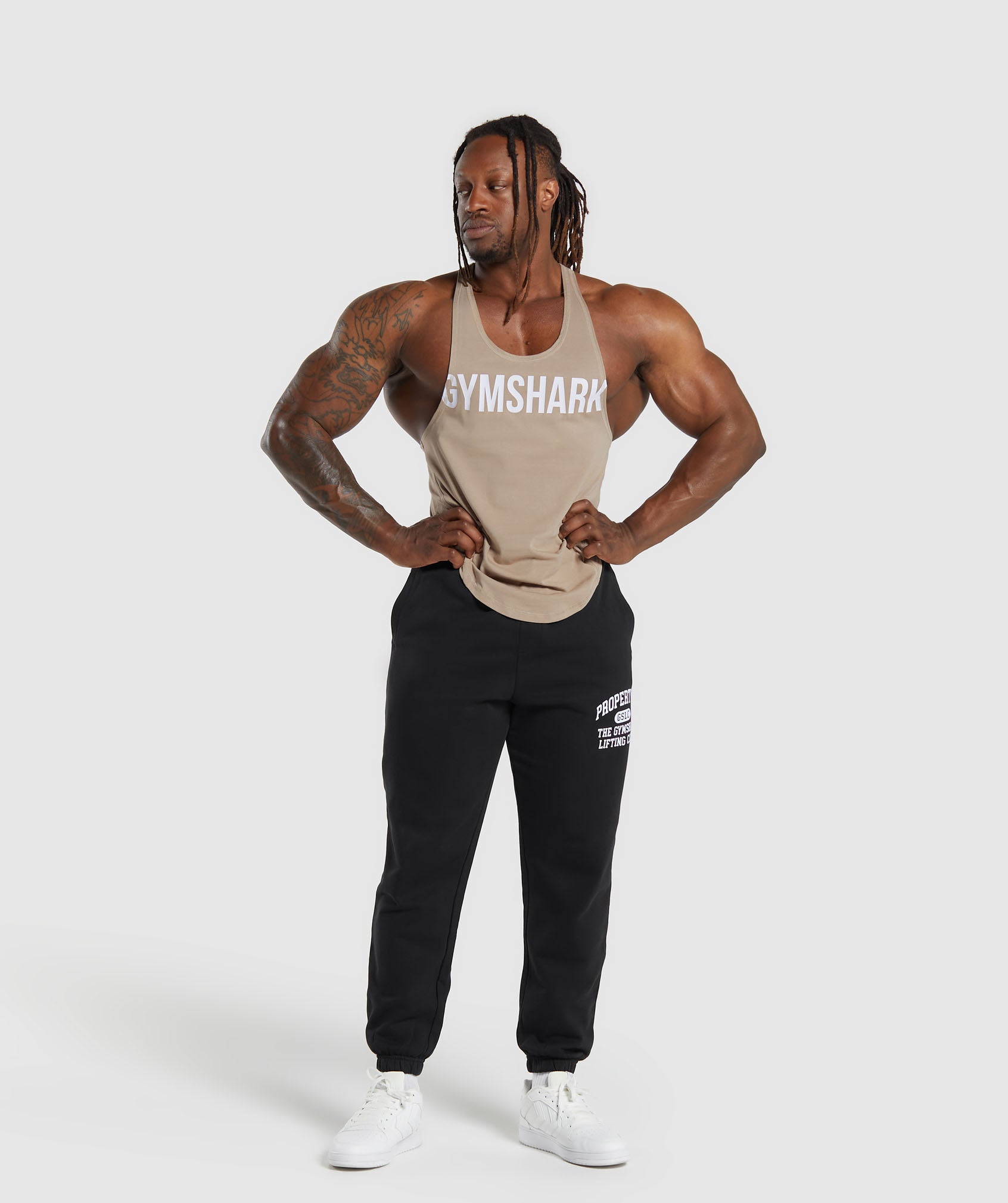 Gymshark Impact Stringer - Sand Brown