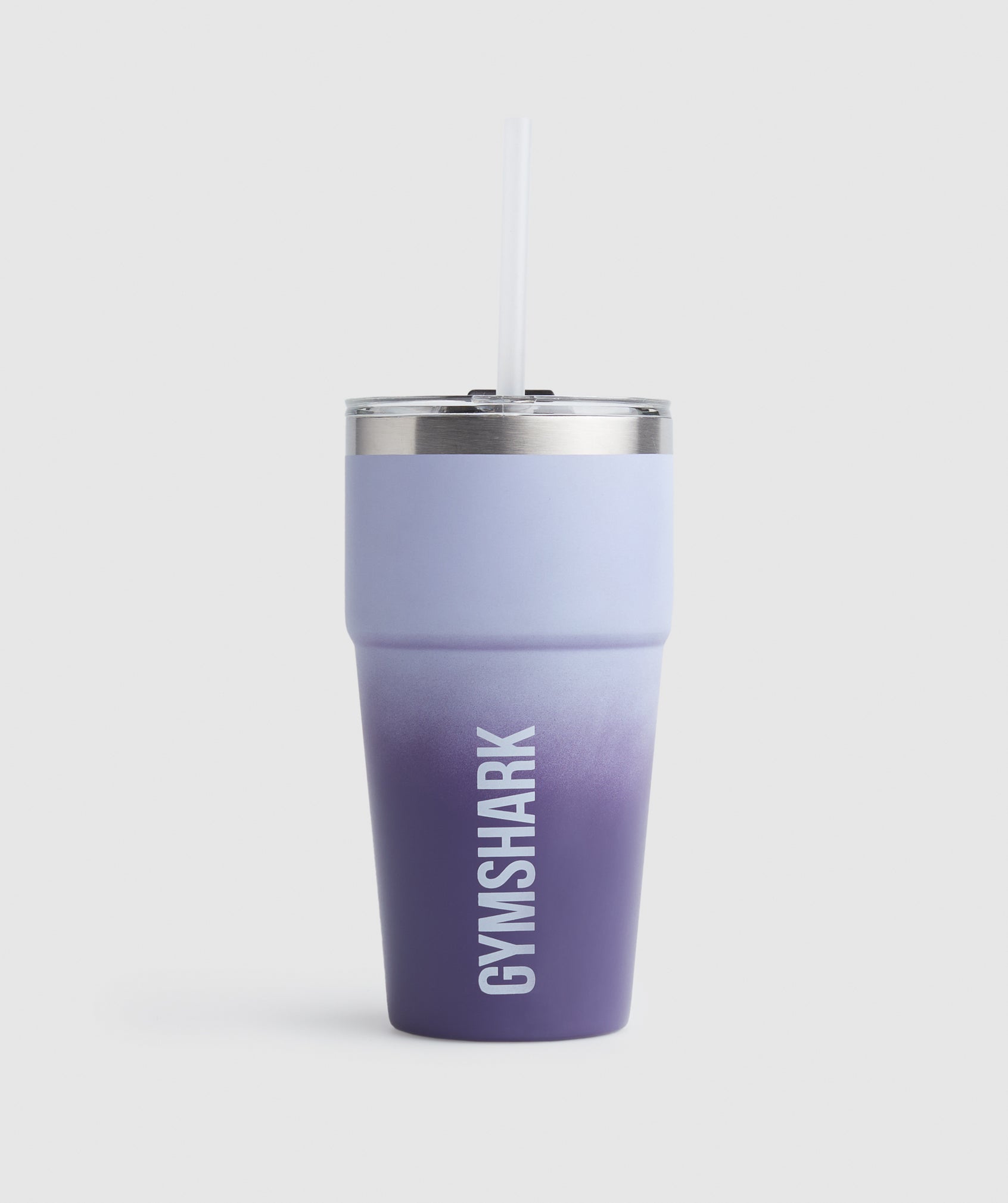 Gymshark Insulated Straw Cup - Mystic Lilac/Dewberry Purple