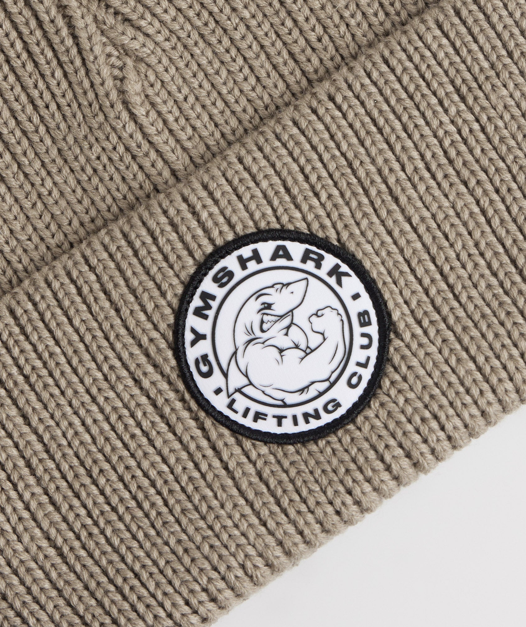 Gymshark Legacy Deep Cuff Beanie - Cement Brown