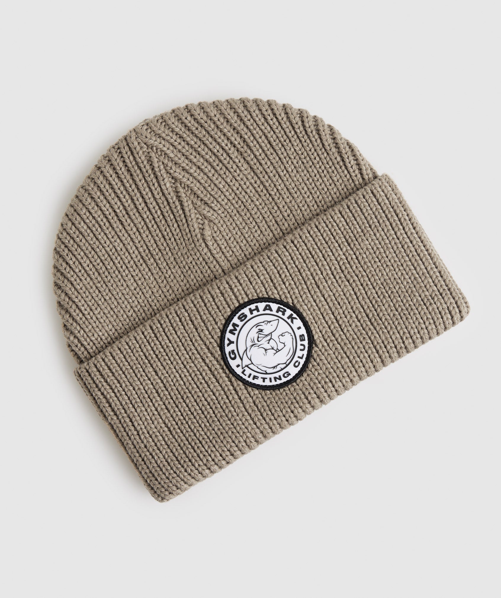 Gymshark Legacy Deep Cuff Beanie - Cement Brown