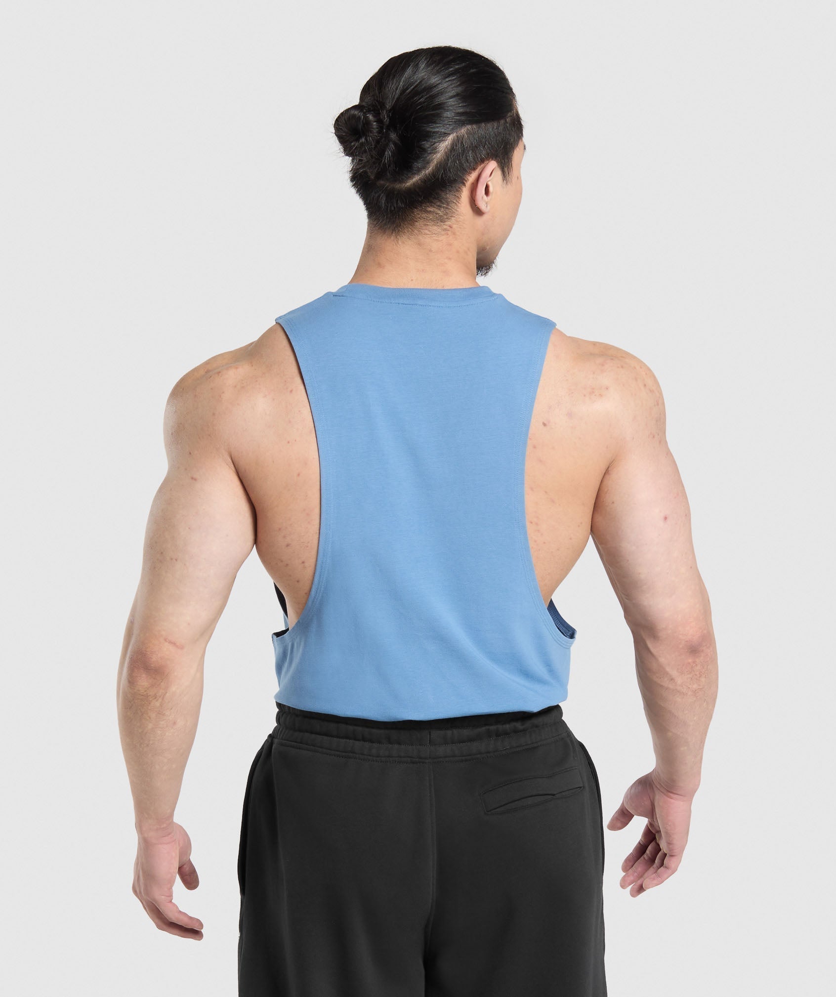 Gymshark Legacy Drop Arm Tank - Classic Blue
