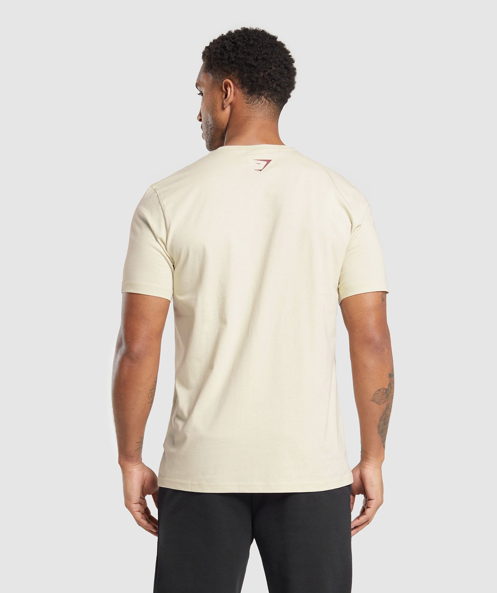 Gymshark Lifting Club T-Shirt - Ecru White