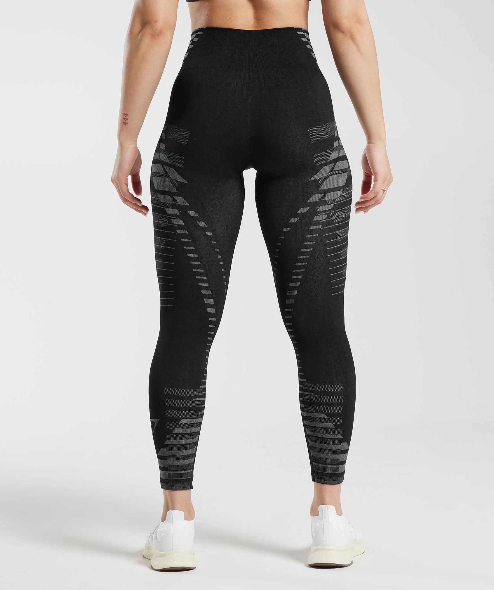 Gymshark Apex Limit Leggings - Black/Light Grey