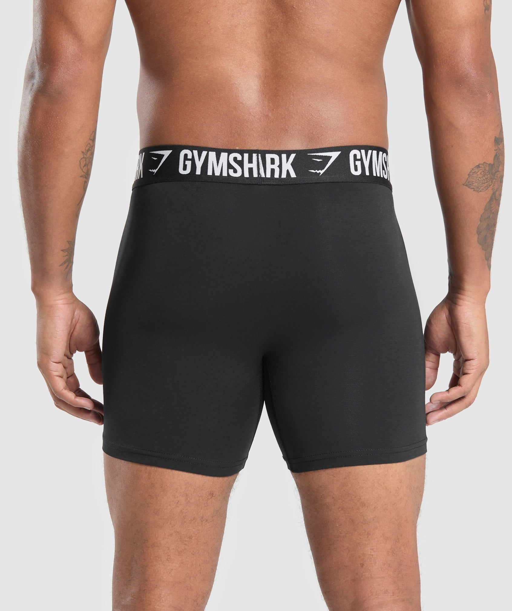Long Boxer Brief 3PK - Black/Black/Black