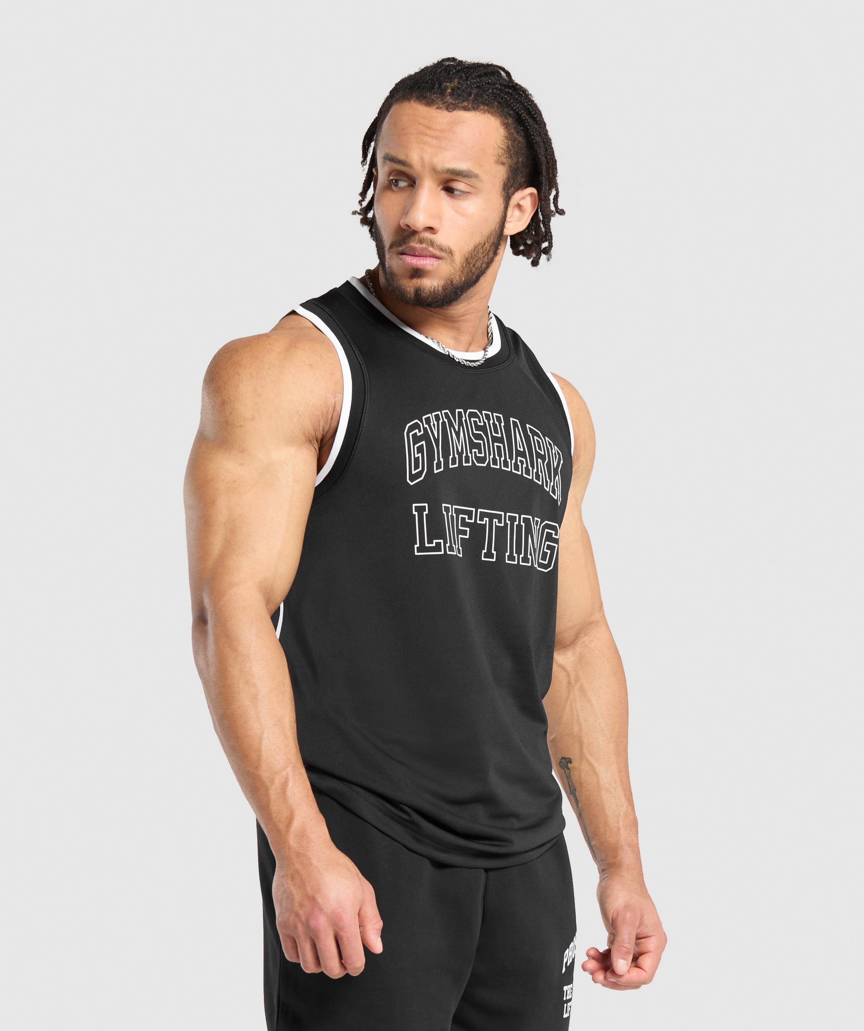 Gymshark Mesh Tank - Black