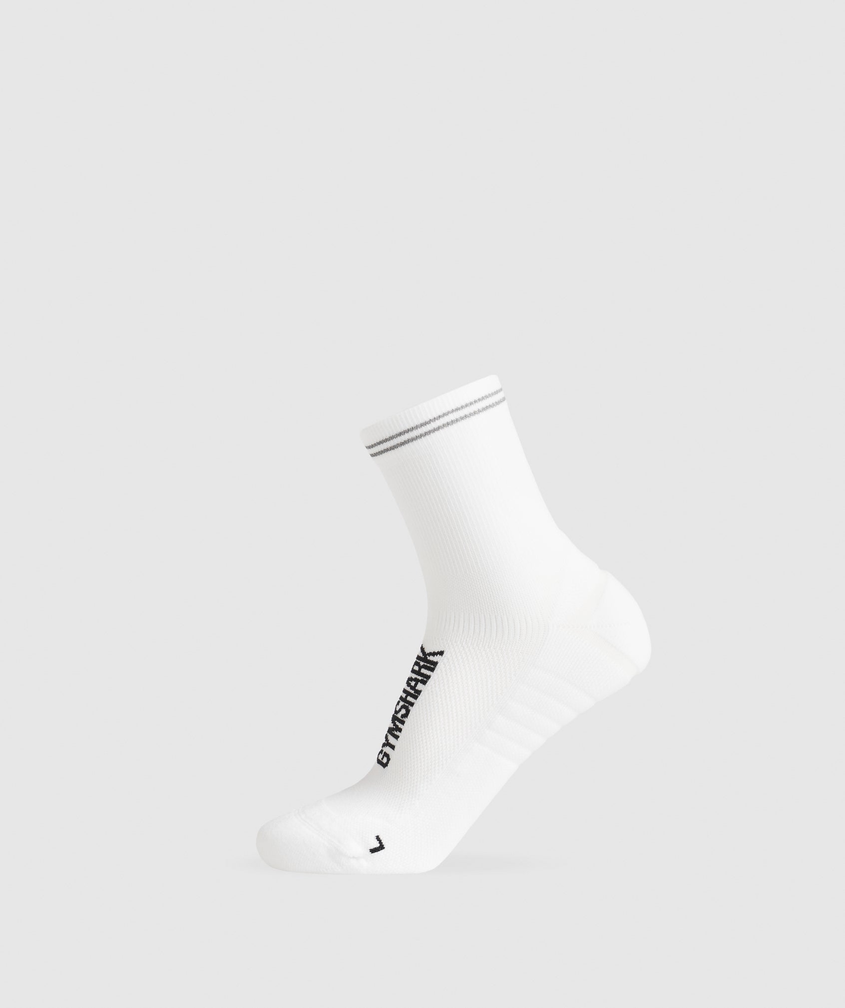 Gymshark Mid Running Socks - White