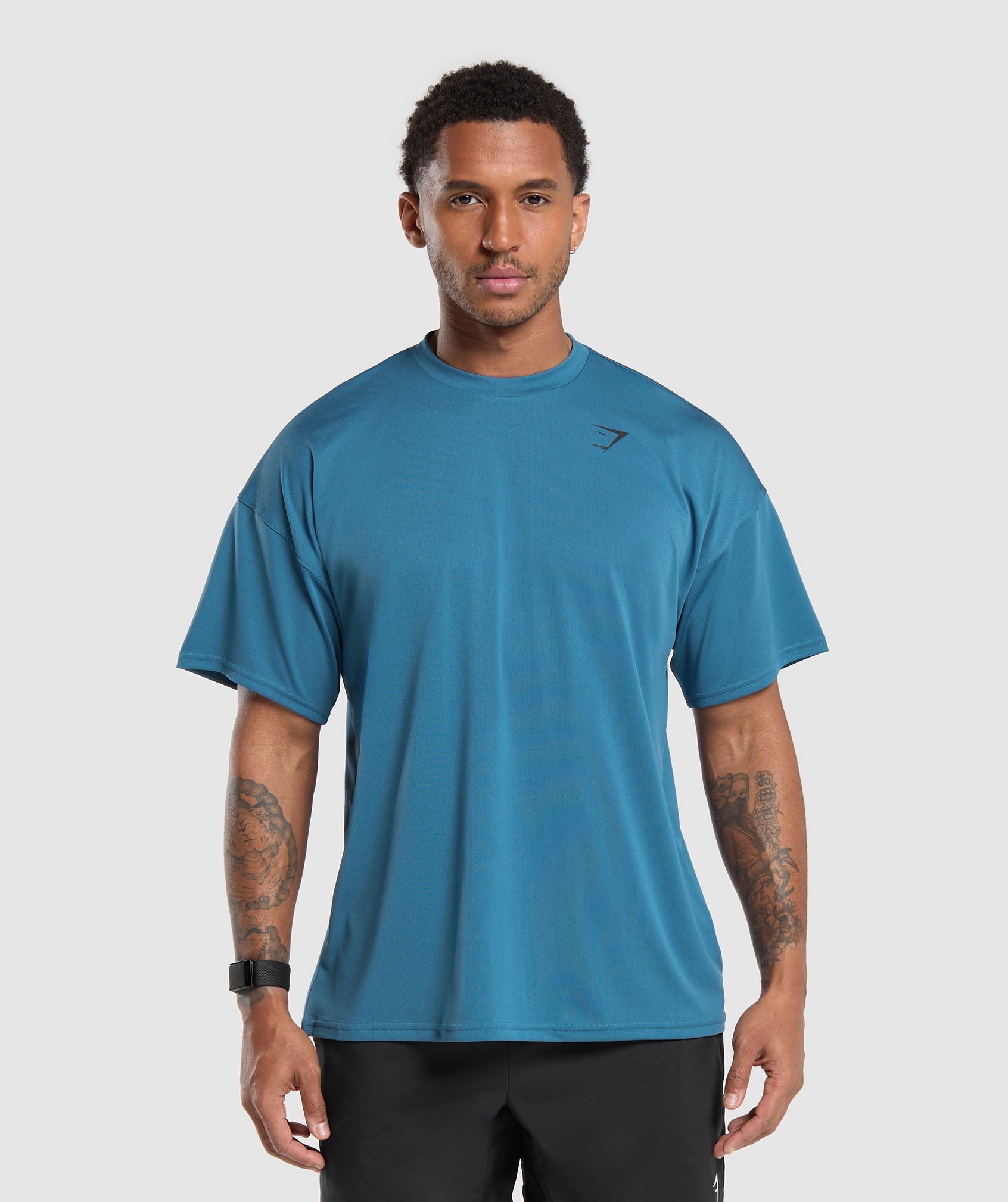 Gymshark Oversized Performance T-Shirt - Utility Blue