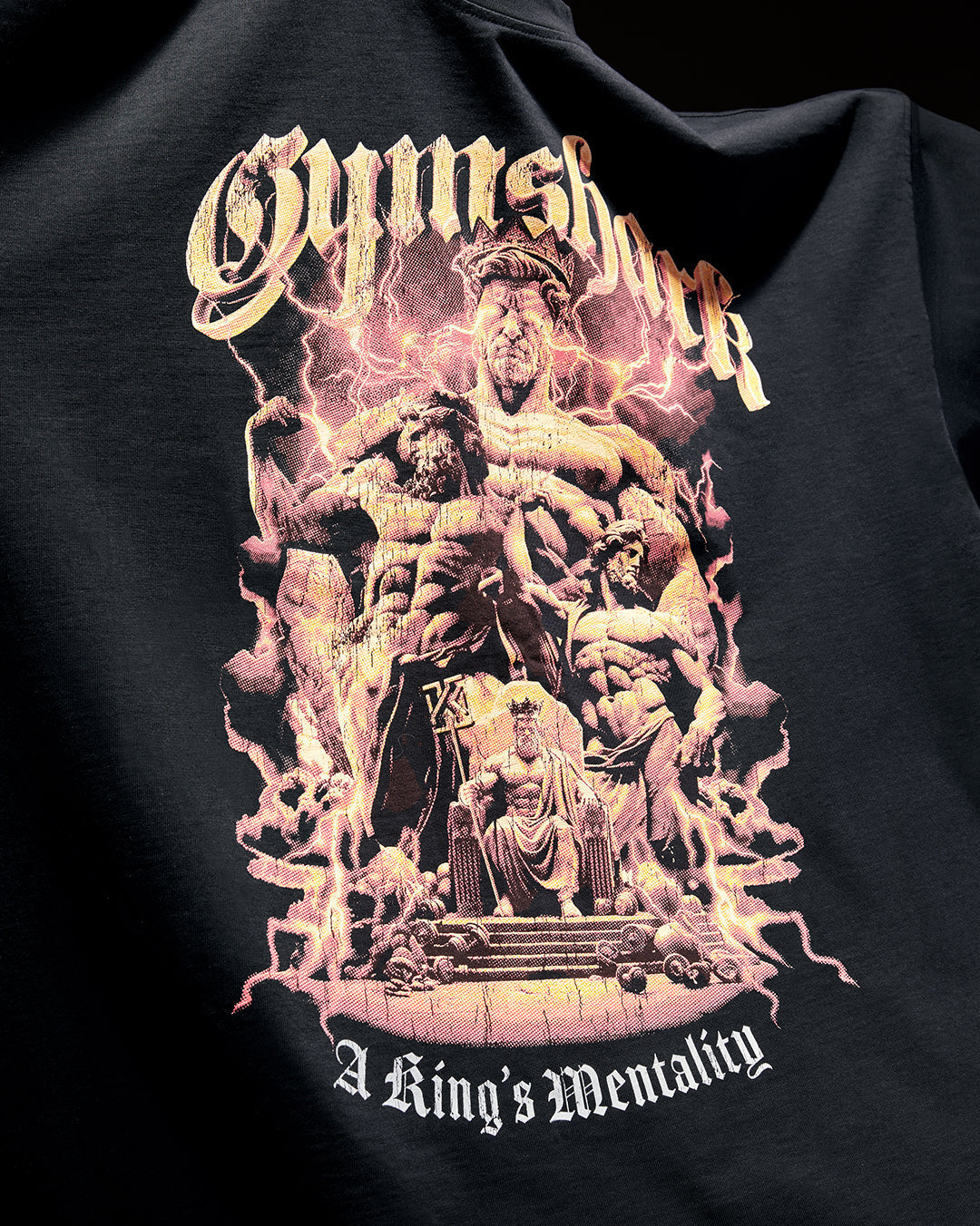 Gymshark GS x Kingsgym Graphic Tee - Black