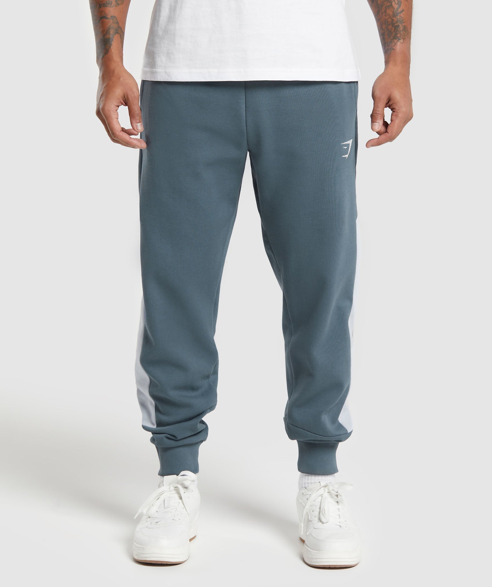 Pique Joggers - Titanium Blue/Fresh Blue