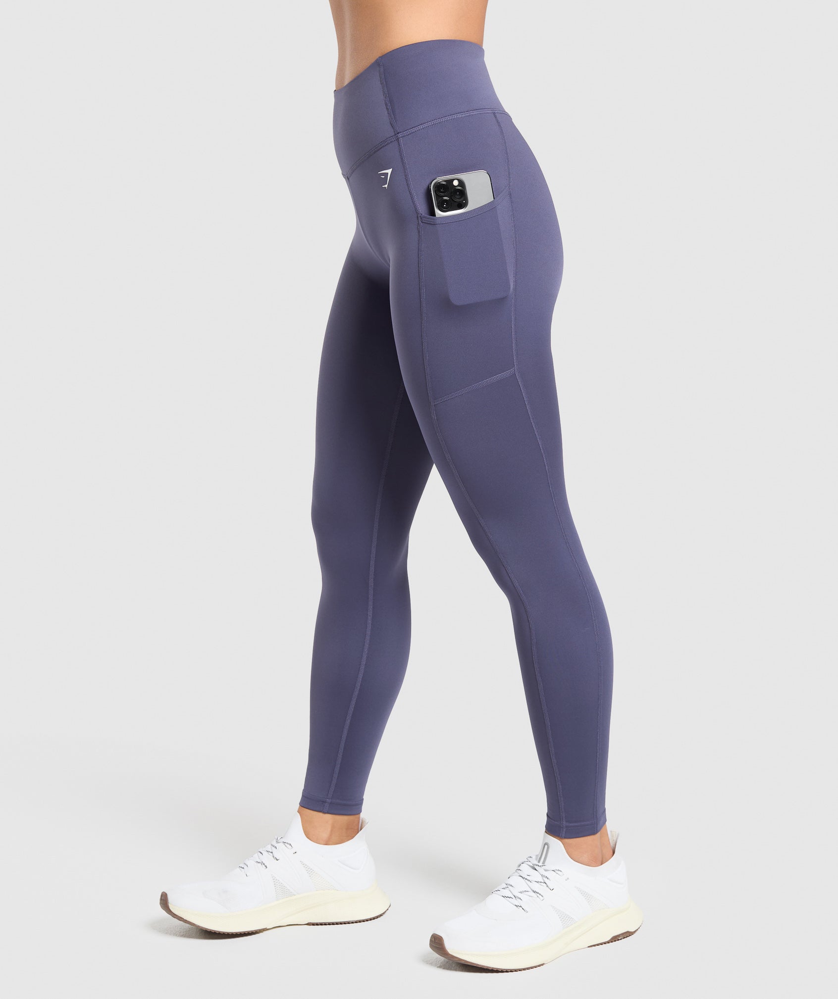 Pocket Leggings - Weighted Purple