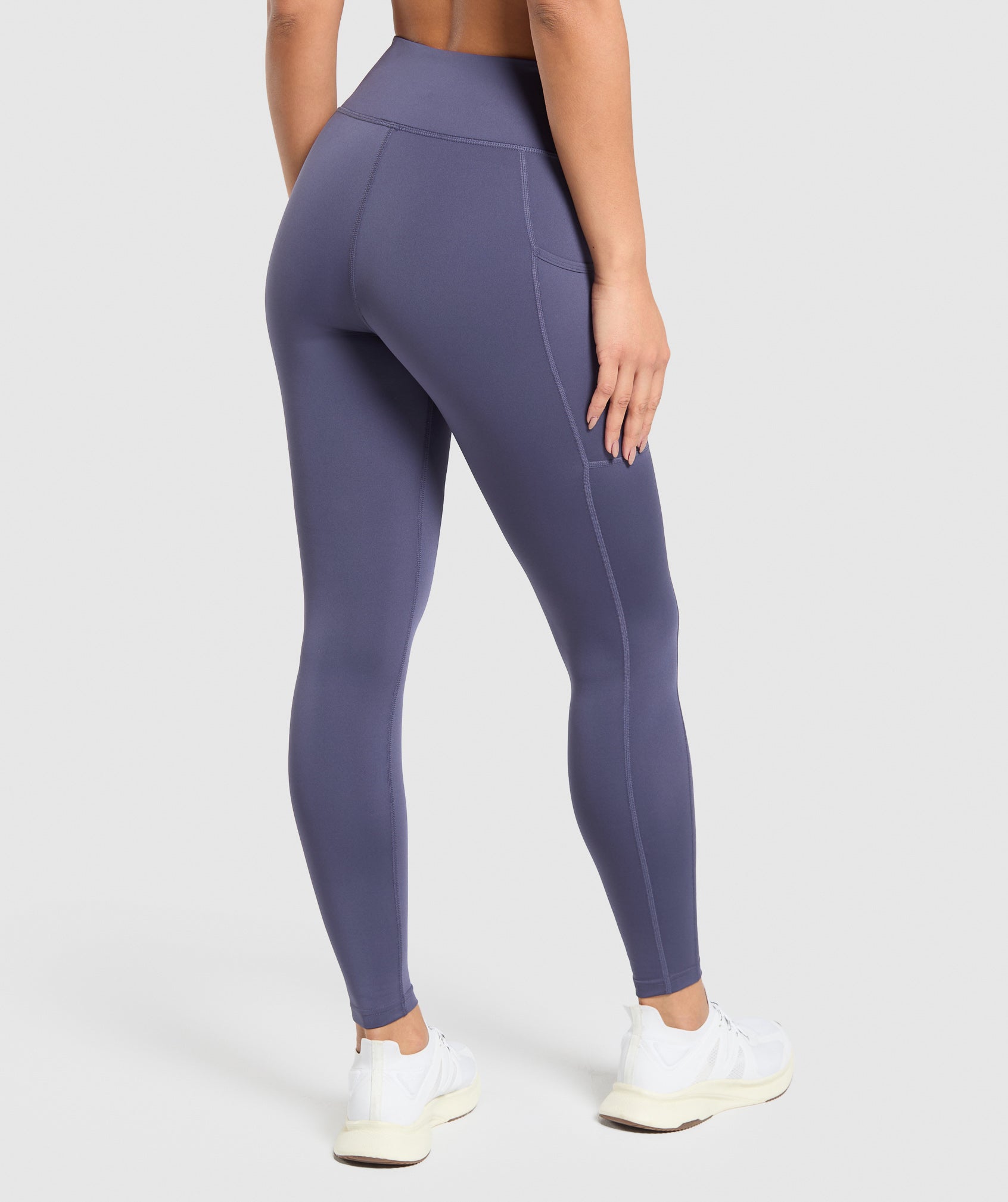 Pocket Leggings - Weighted Purple