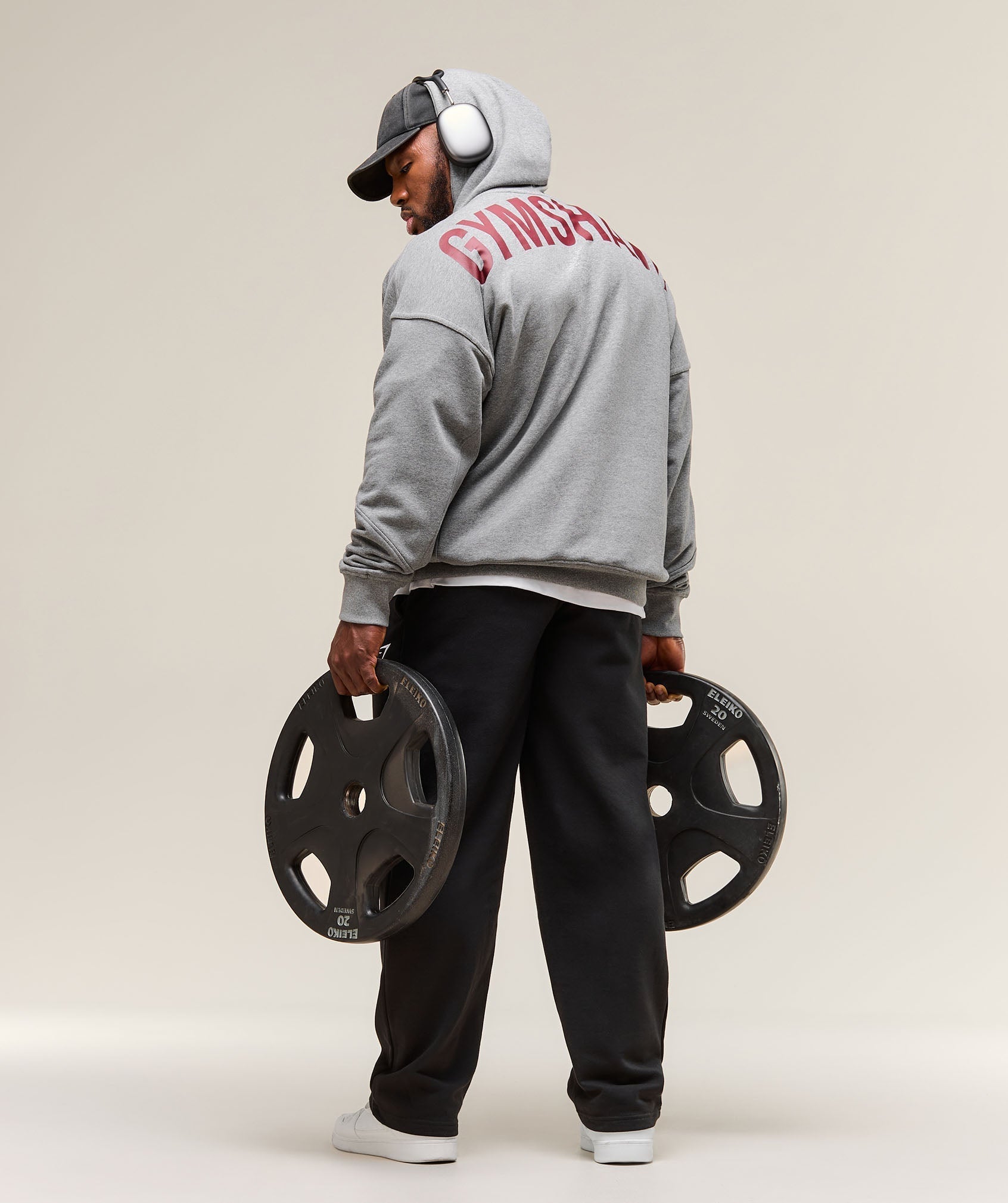 Gymshark Power Hoodie - Charcoal Core Marl