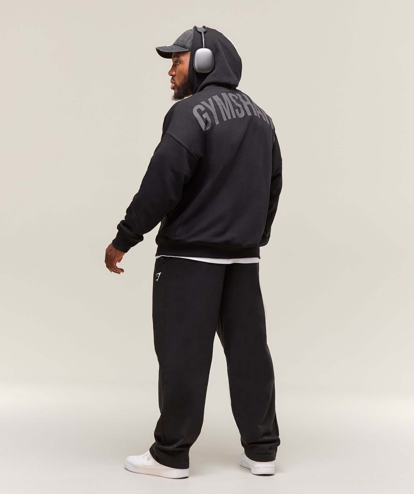 Gymshark Power Zip Up Hoodie - Black