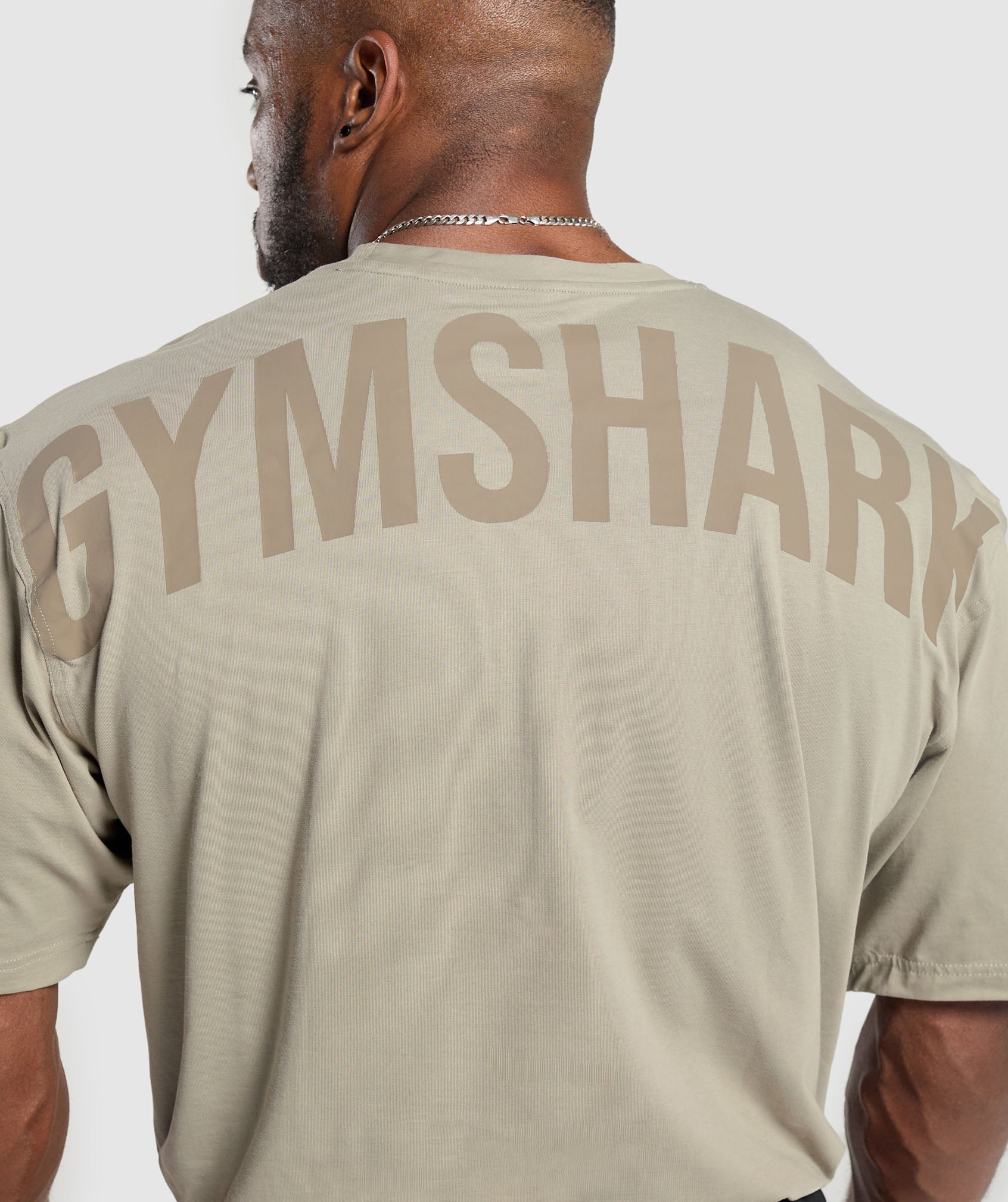 Gymshark Power T-Shirt - Ecru Brown