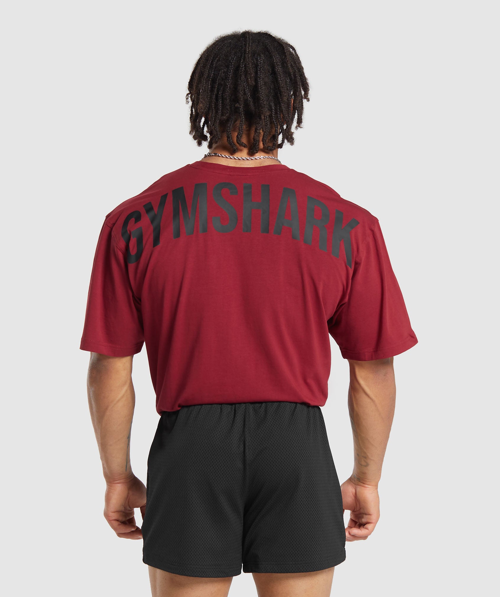 Gymshark Power T-Shirt - Reps Red/Black