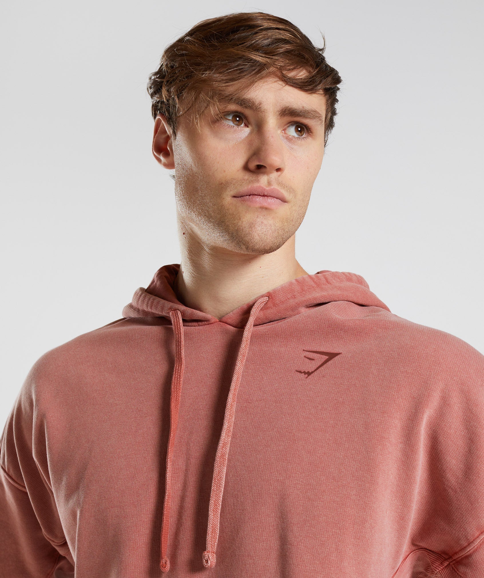 Gymshark Power Washed Hoodie - Rose Brown