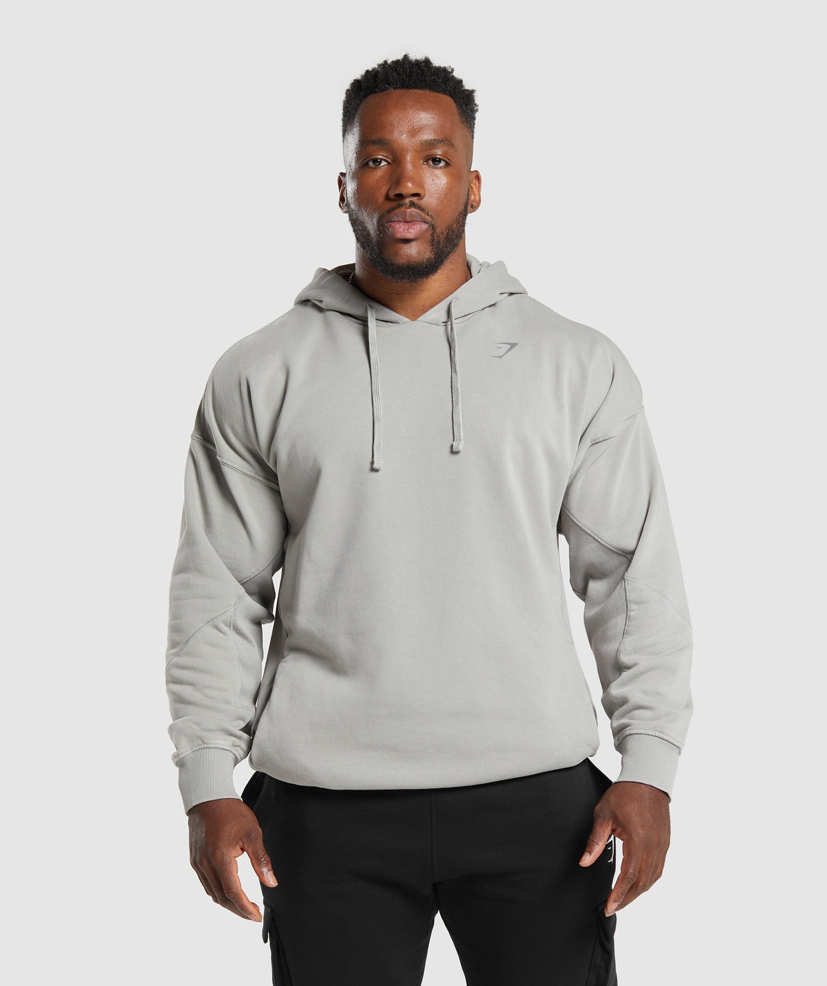 Gymshark Power Washed Hoodie - Smokey Grey
