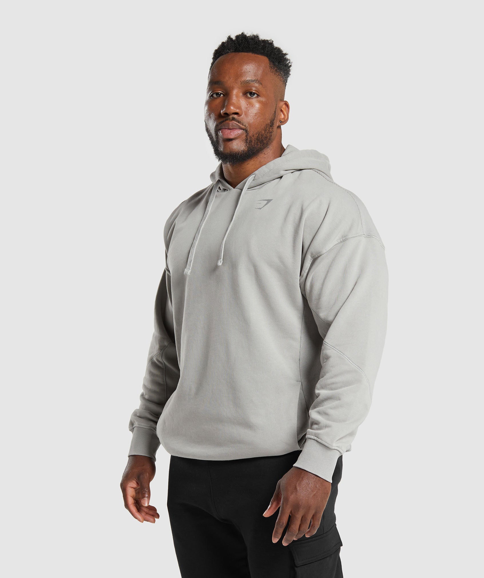 Gymshark Power Washed Hoodie - Smokey Grey
