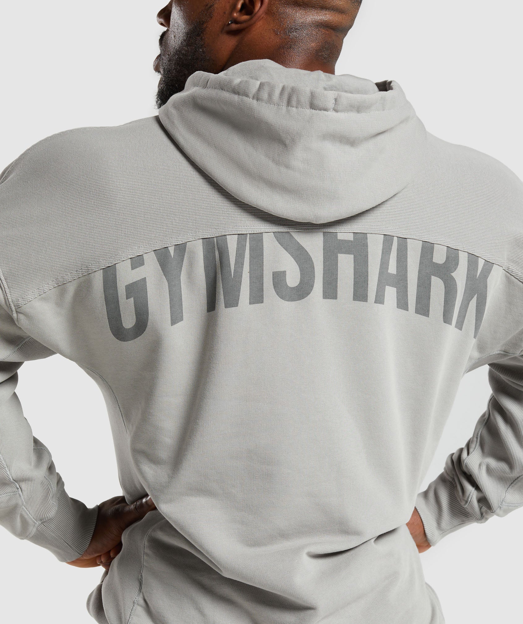 Gymshark Power Washed Hoodie - Smokey Grey