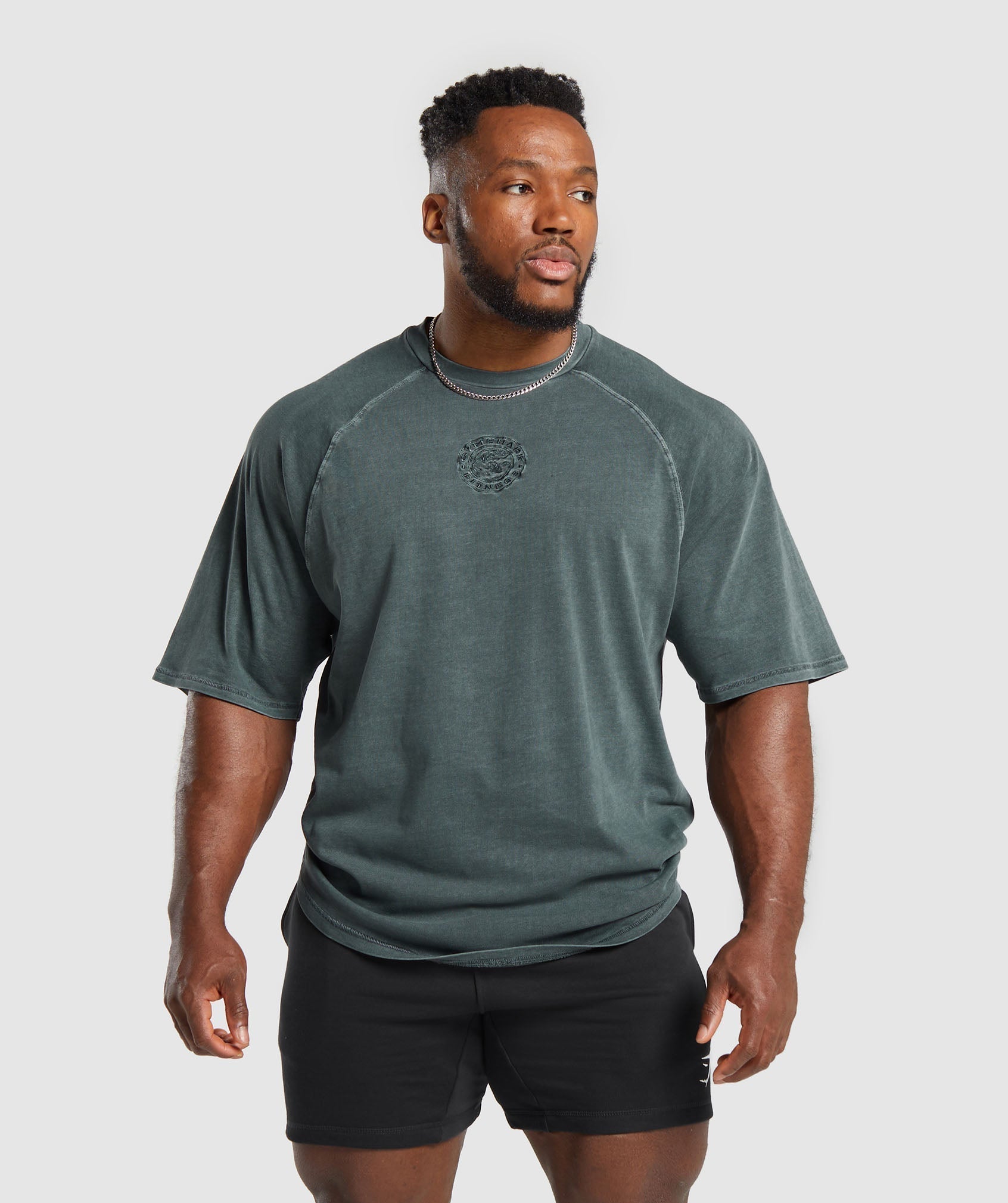 Gymshark Premium Legacy T-Shirt - Cargo Teal