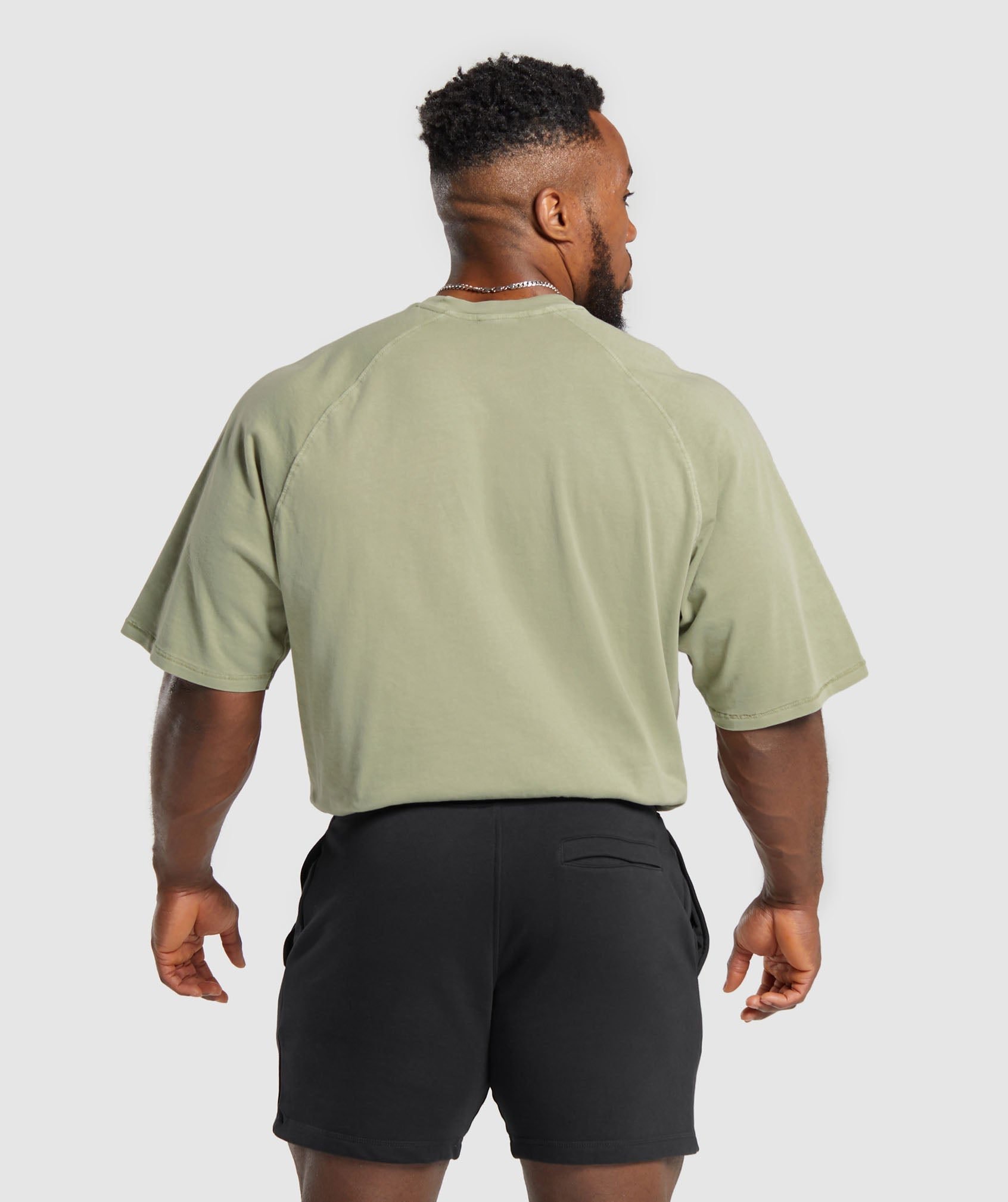 Gymshark Premium Legacy T-Shirt - Natural Sage Green