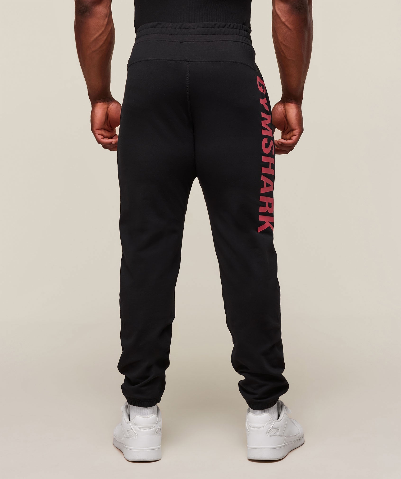 Gymshark Prime Joggers - Black/Vivid Red