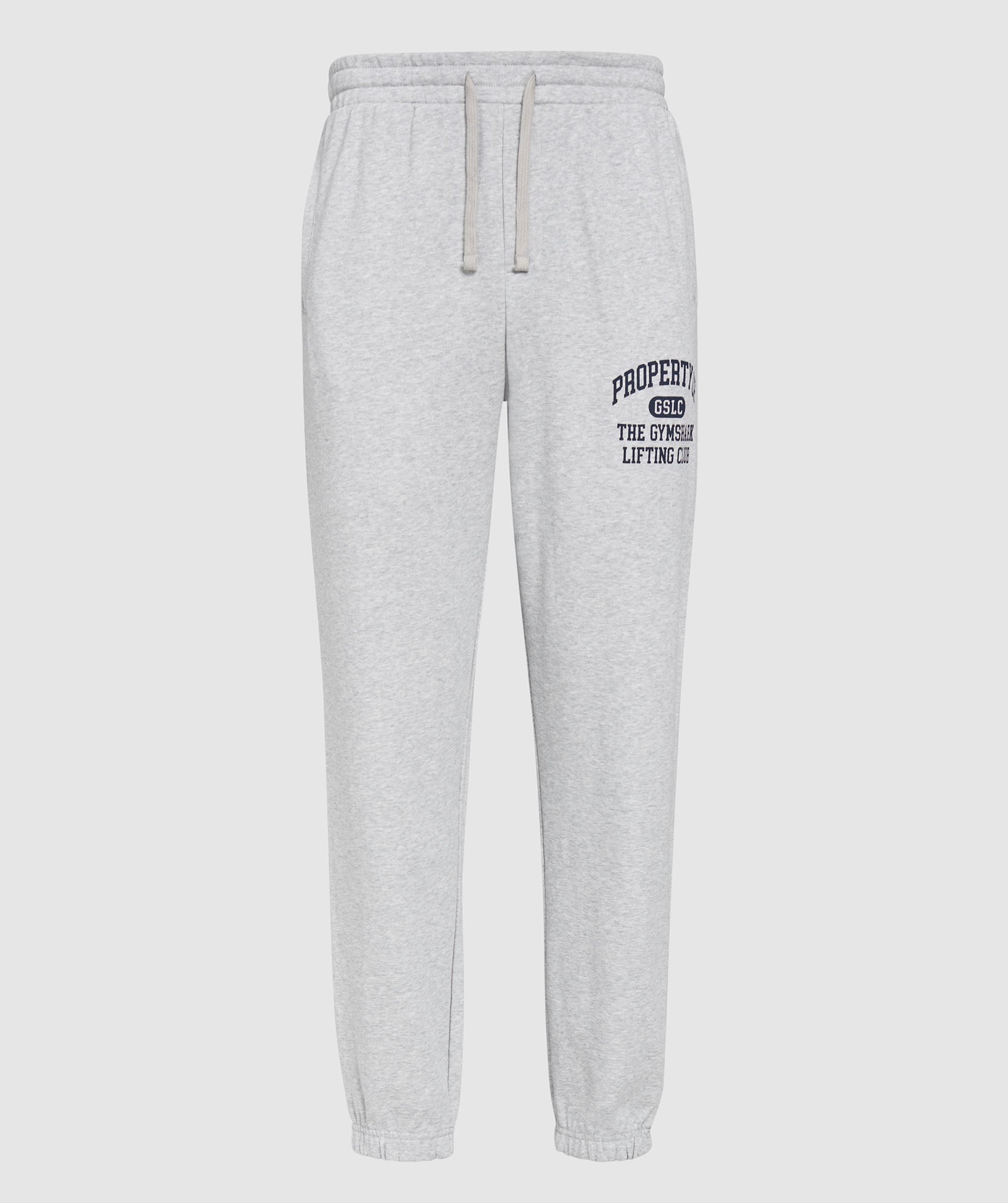 Gymshark Property Of Joggers - Light Grey Core Marl