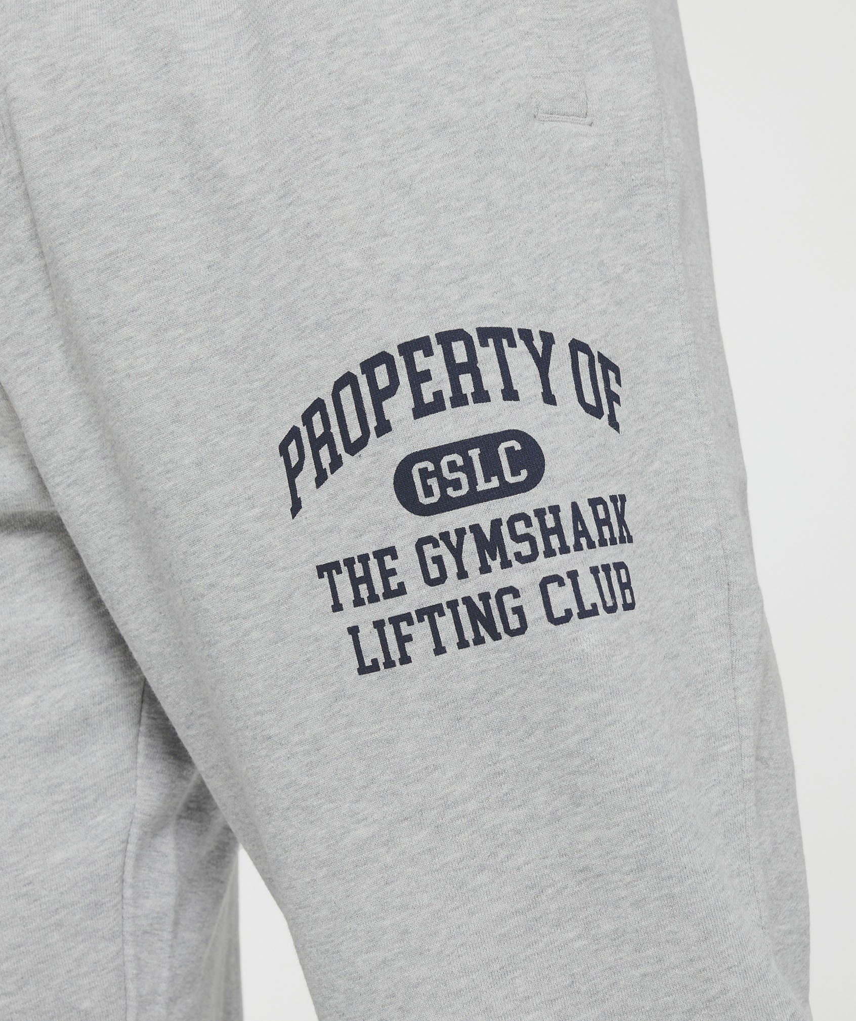 Gymshark Property Of Joggers - Light Grey Core Marl
