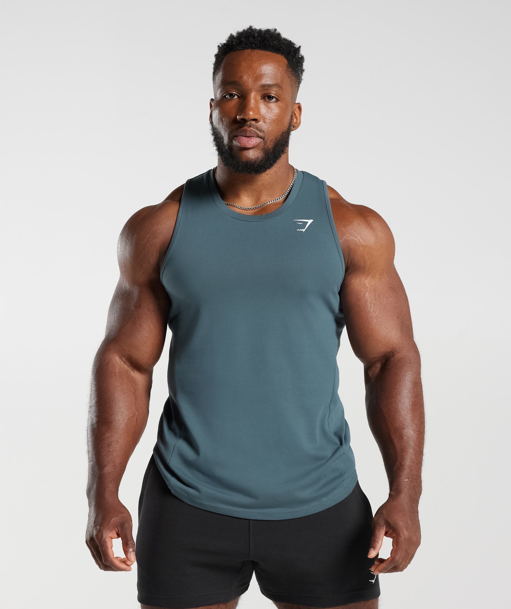 Gymshark React Tank - Denim Teal