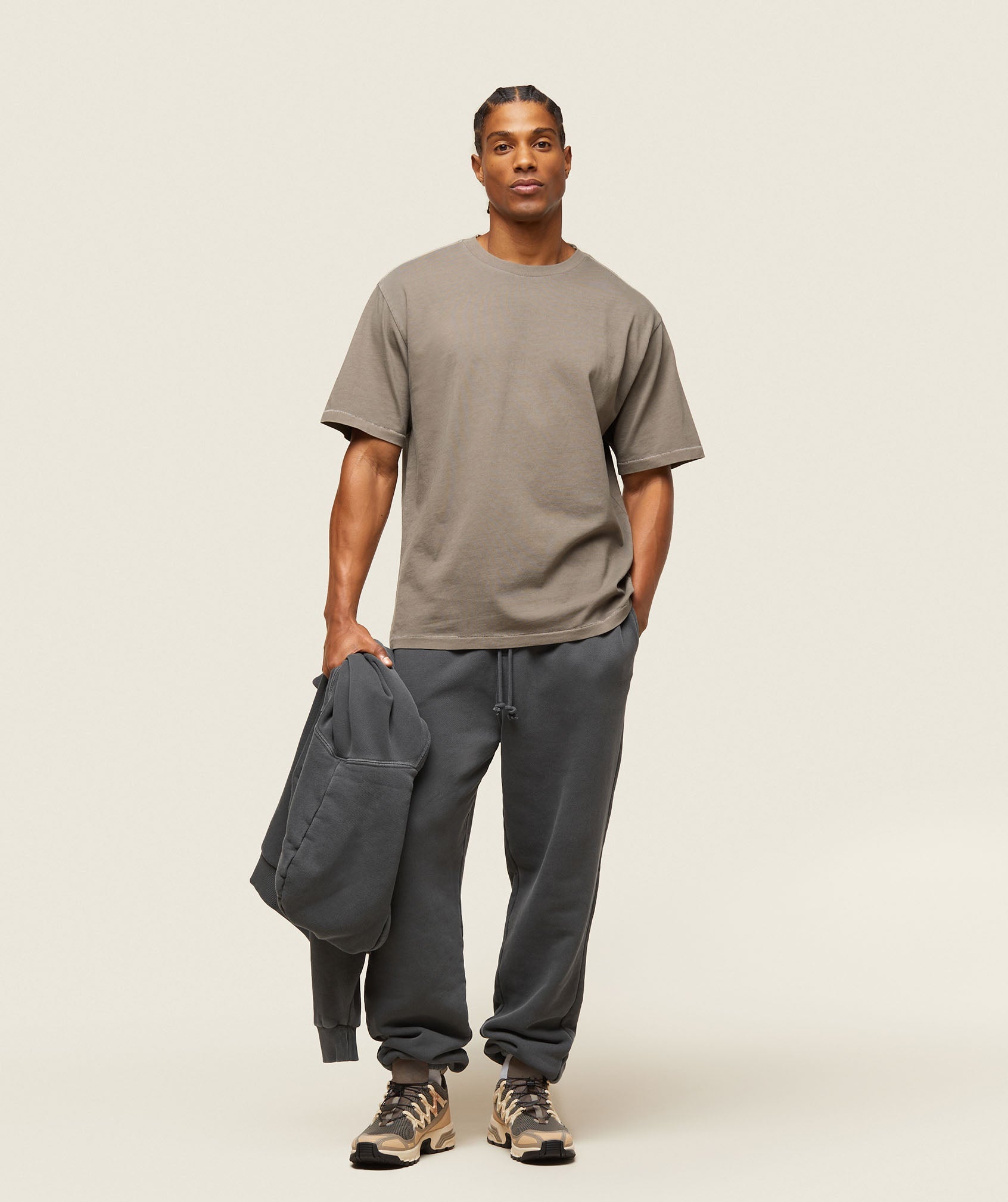 Gymshark everywear Relaxed T-Shirt - Linen Brown